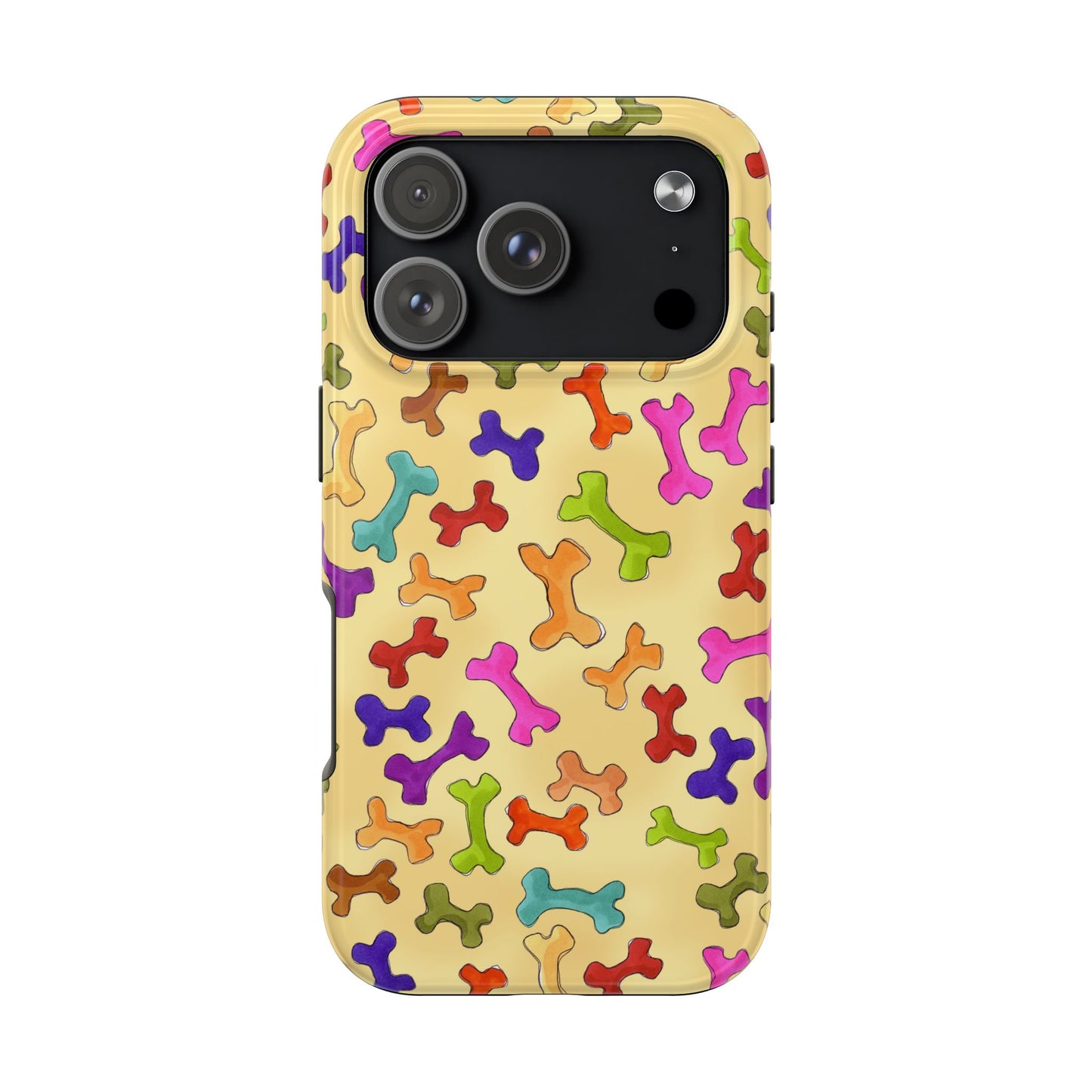 Happy Bones Yellow Phone Case