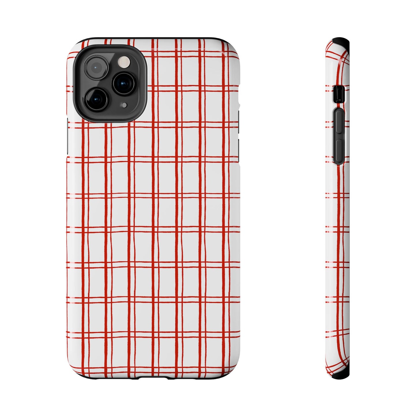 Kitchen Plaid White / Red Phone Case