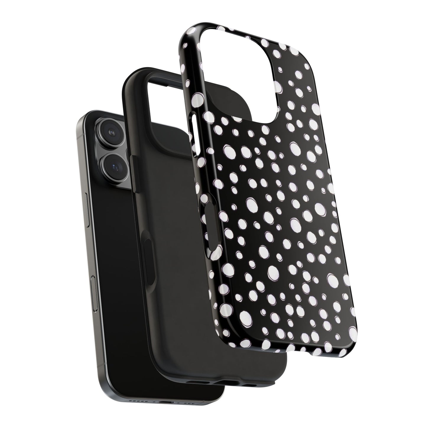 Pot Dots Black Phone Case