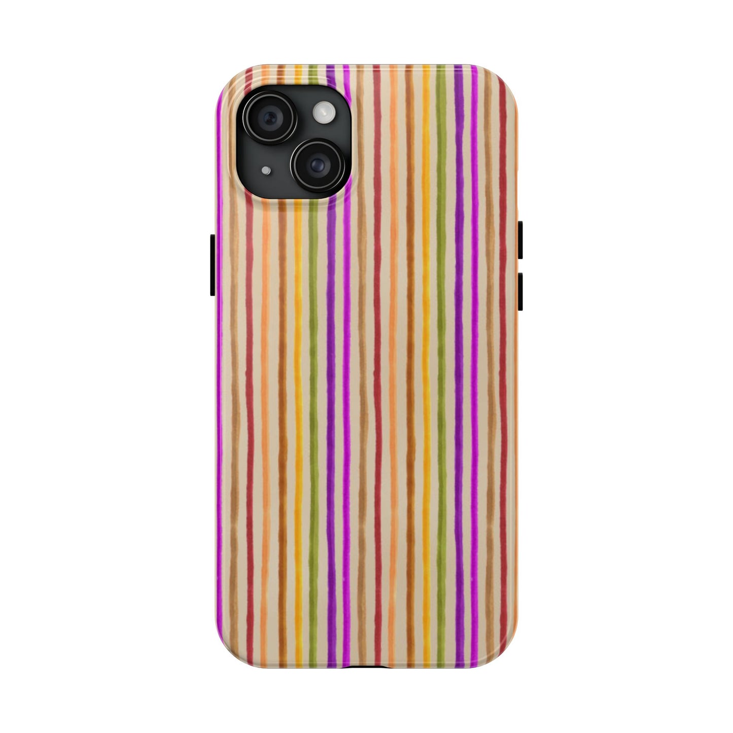 Spice Stripe Muslin Phone Case
