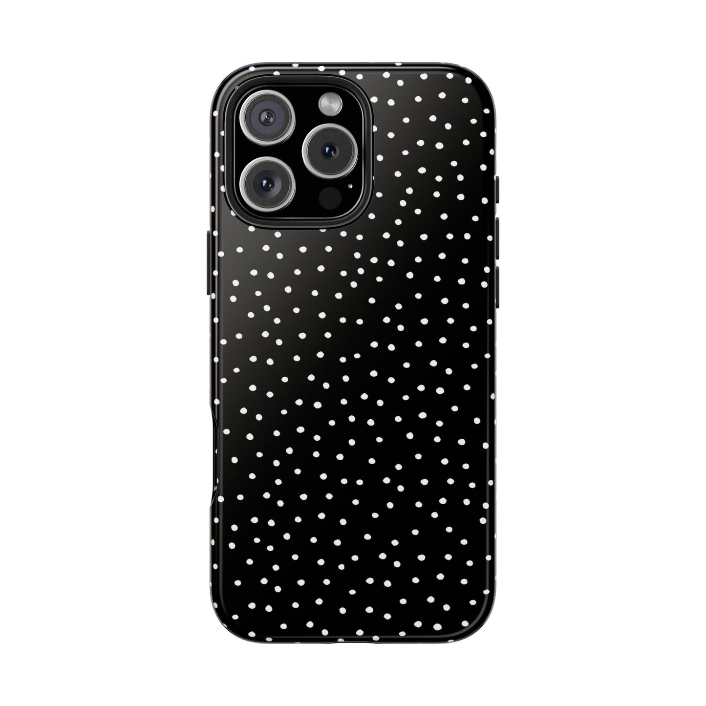 Dinky Dots Black / White Phone Case
