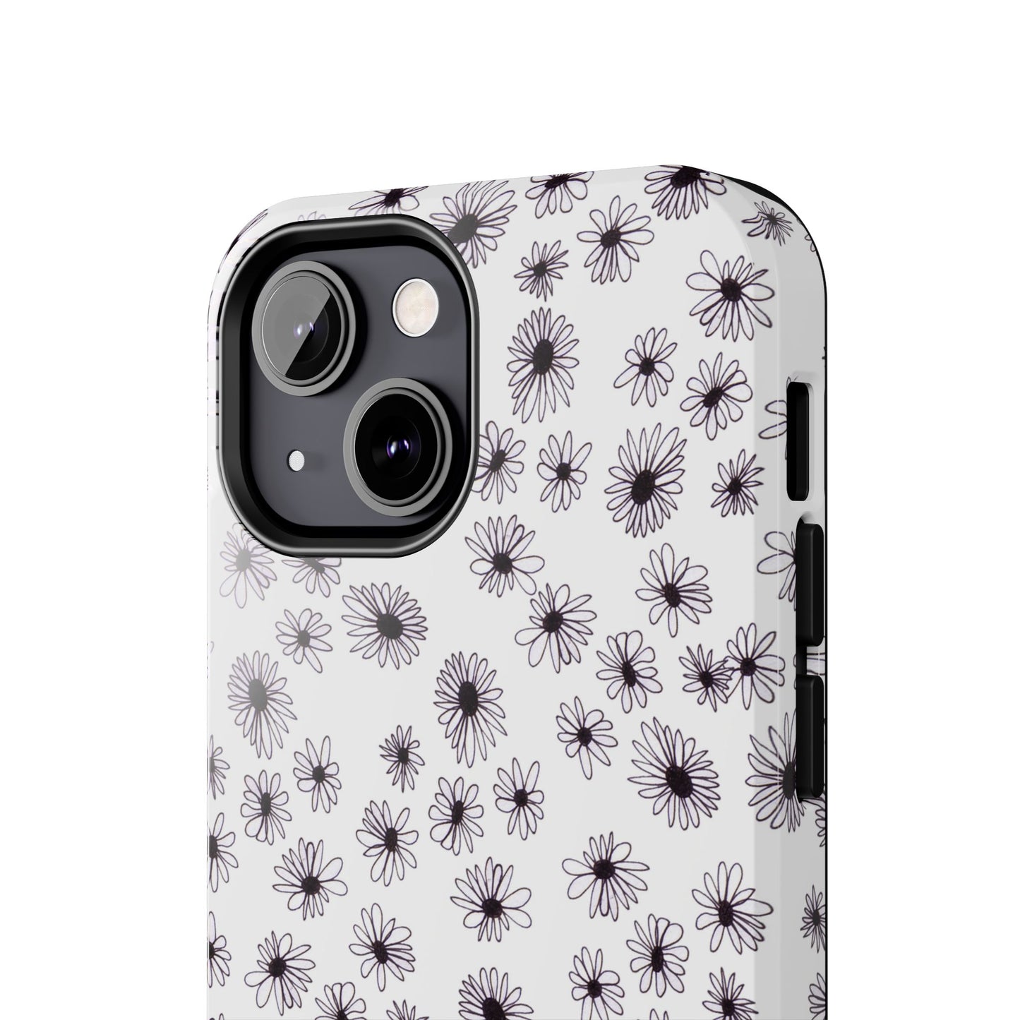Random Daisy White / Black Phone Case
