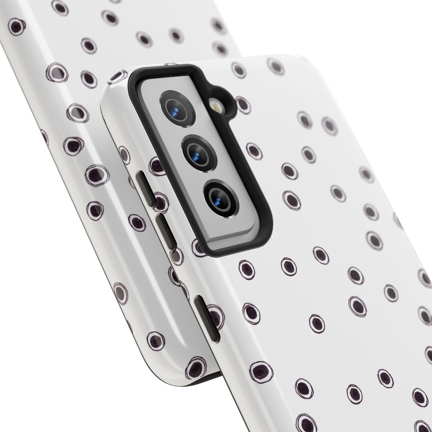 Halo Dots White Phone Case