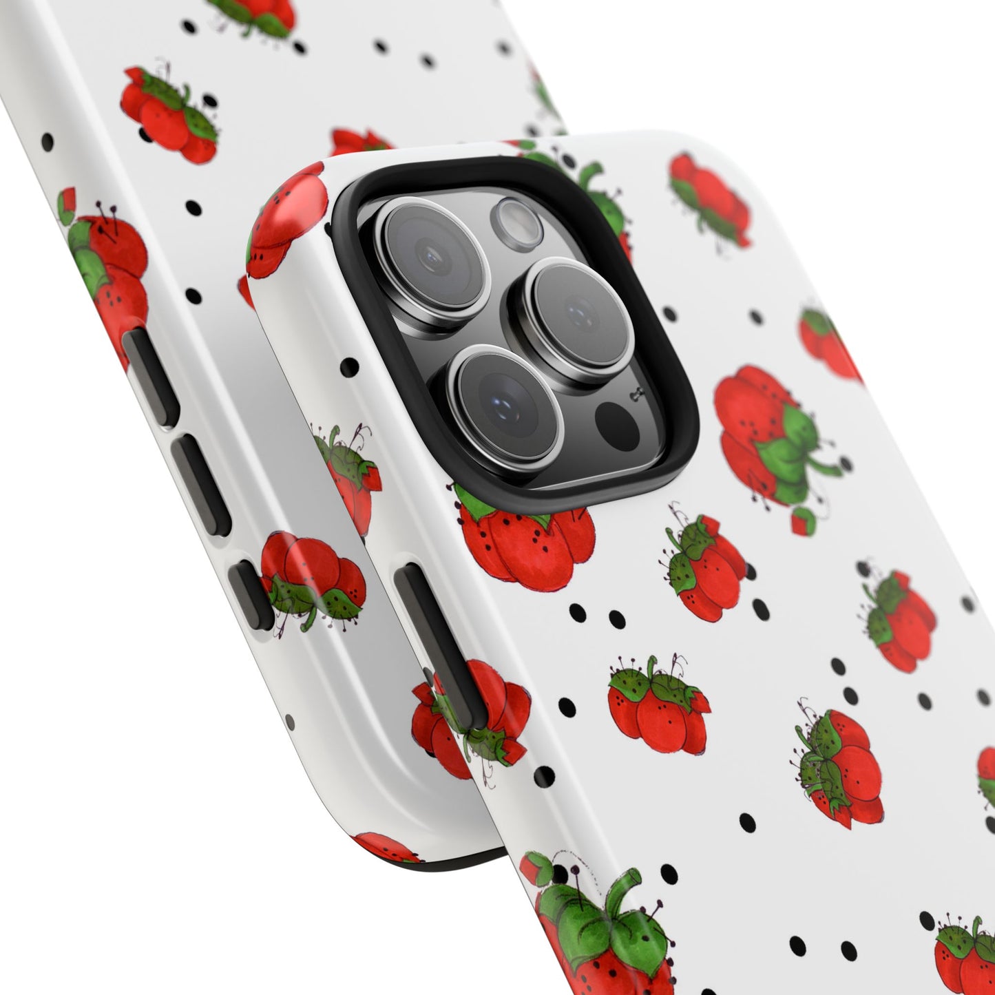 Pin Dots White Phone Case