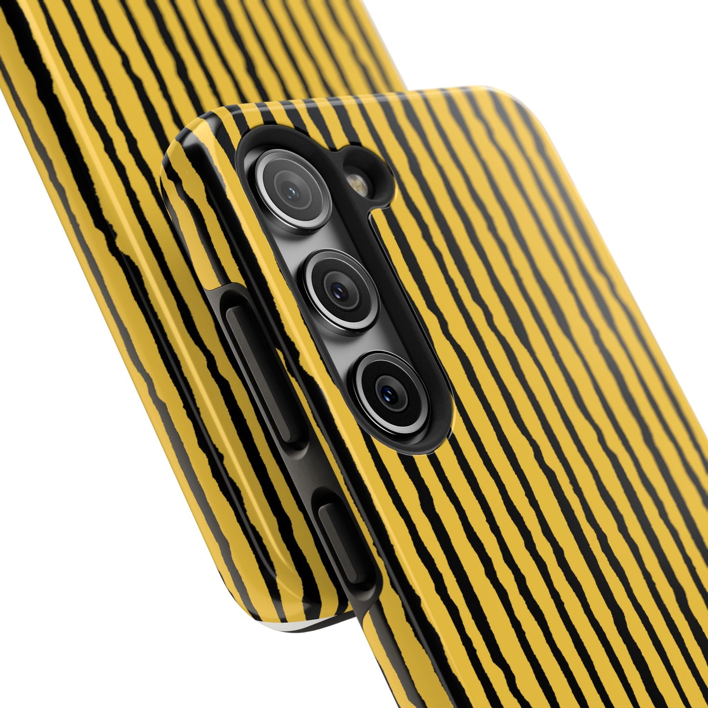 Sorta Stripe Yellow / Black Phone Case