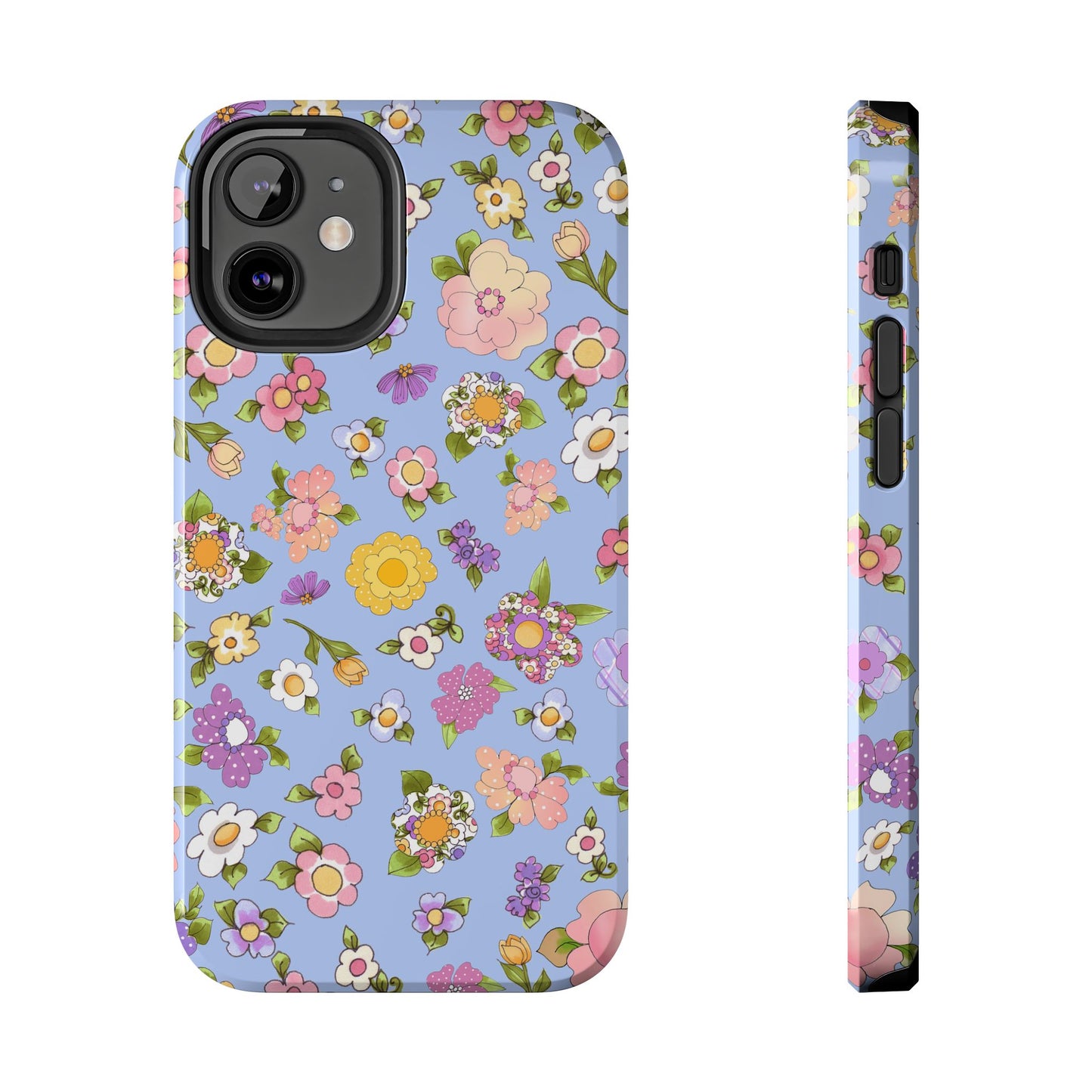 Flowery Blue Phone Case
