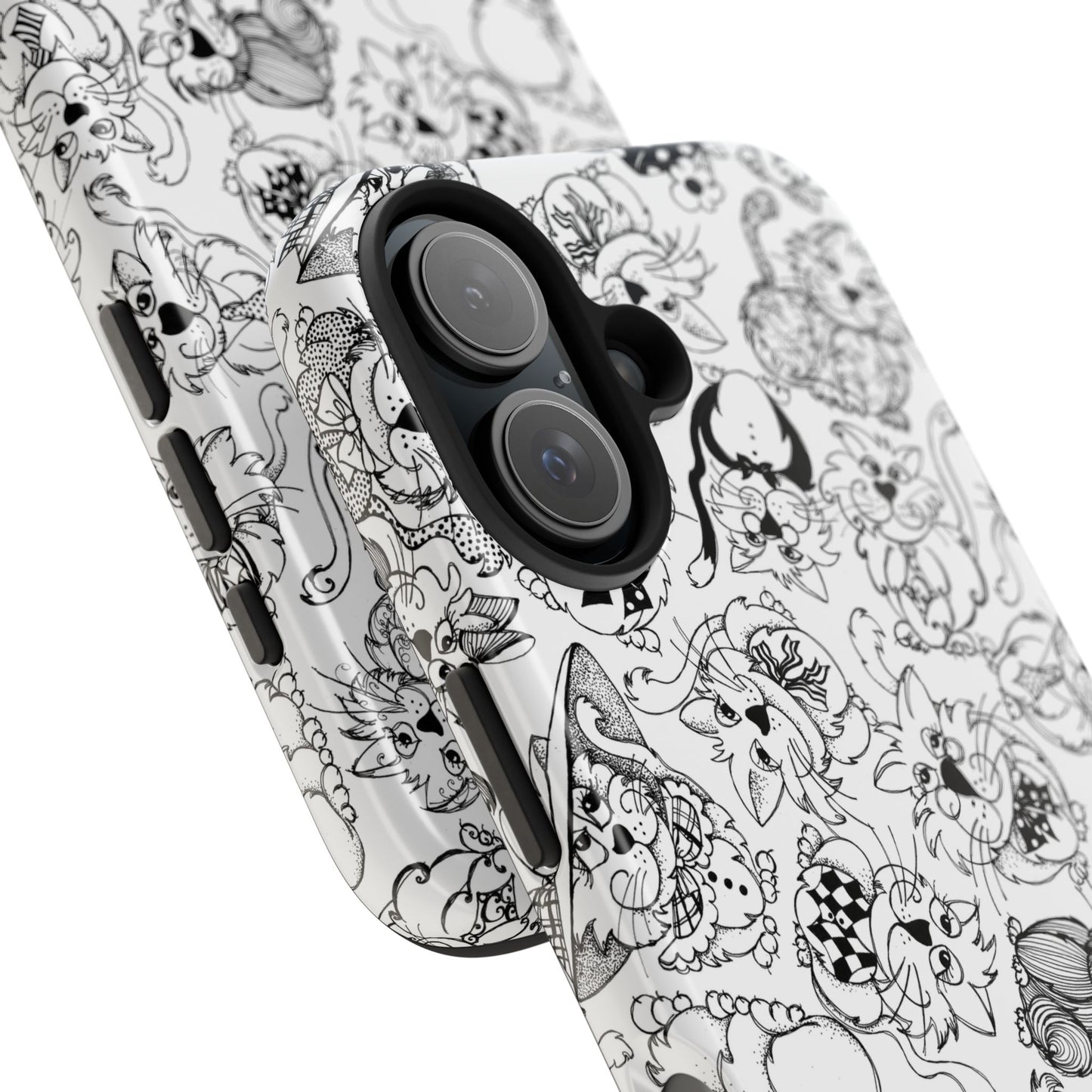 So Kitties Tossed White Phone Case