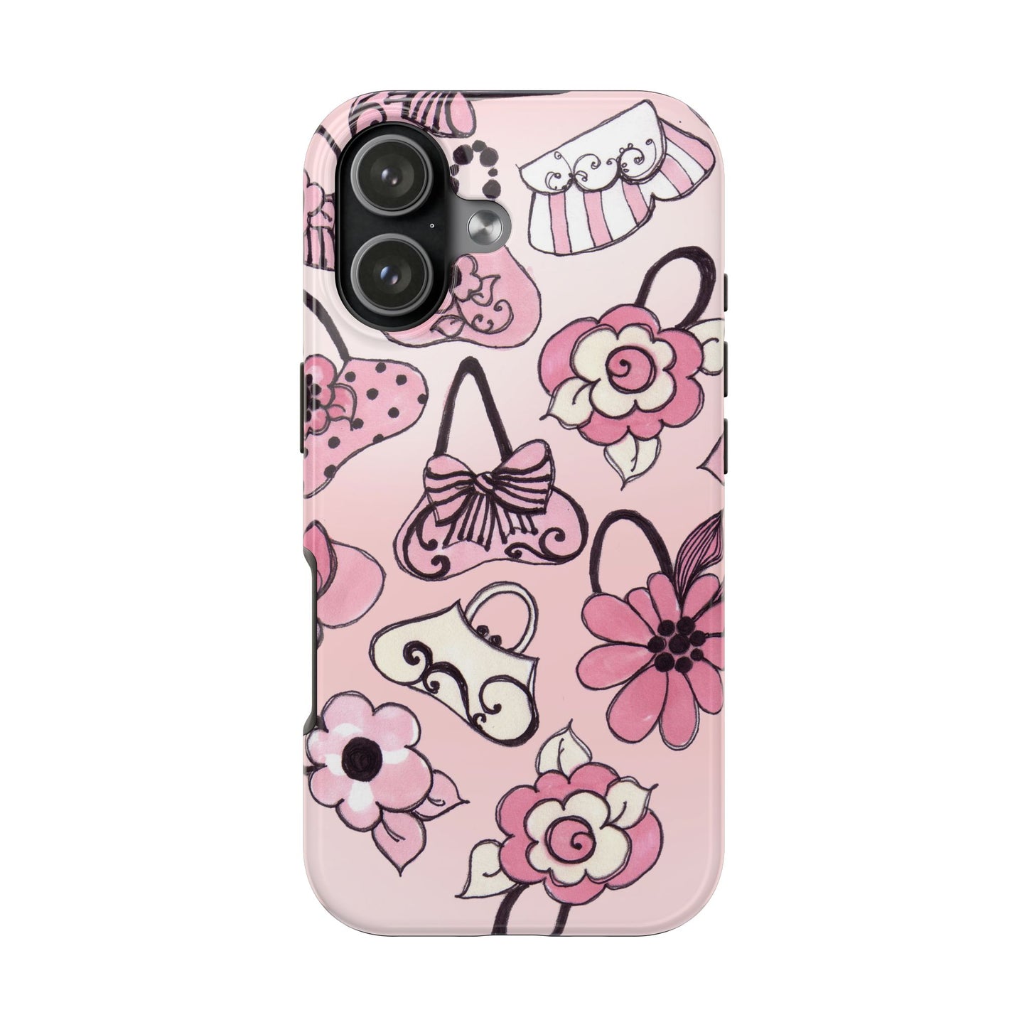 Cat Bags Pink Phone Case
