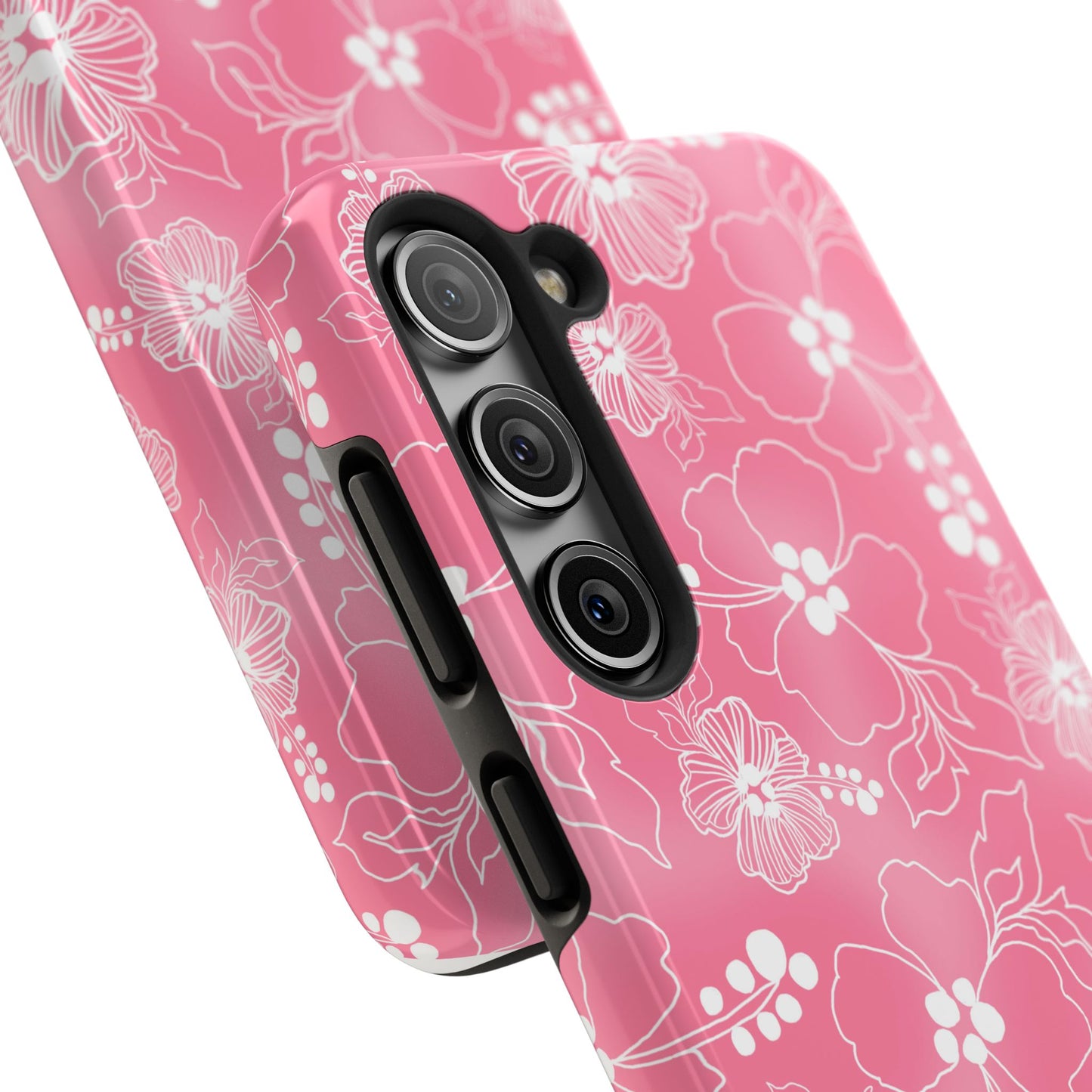 Lacey Hibiscus Pink Phone Case