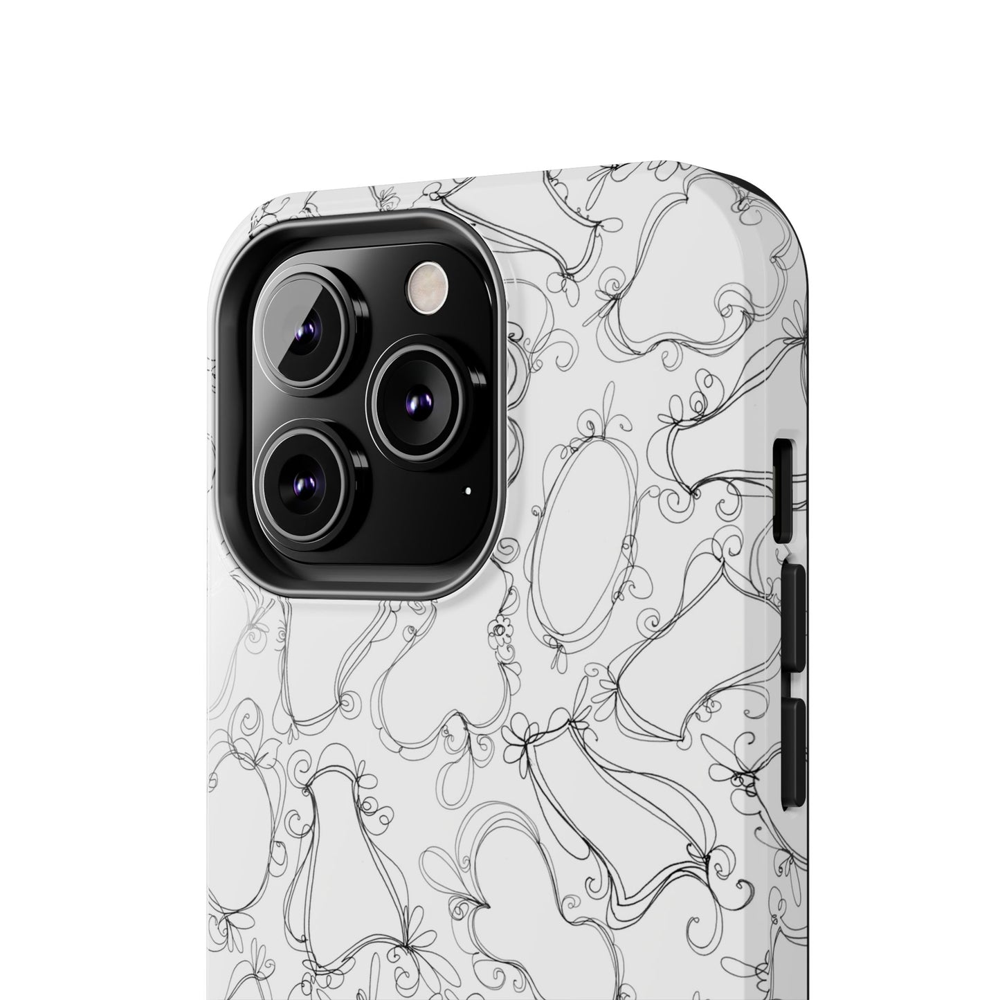 Frames White / Black Phone Case