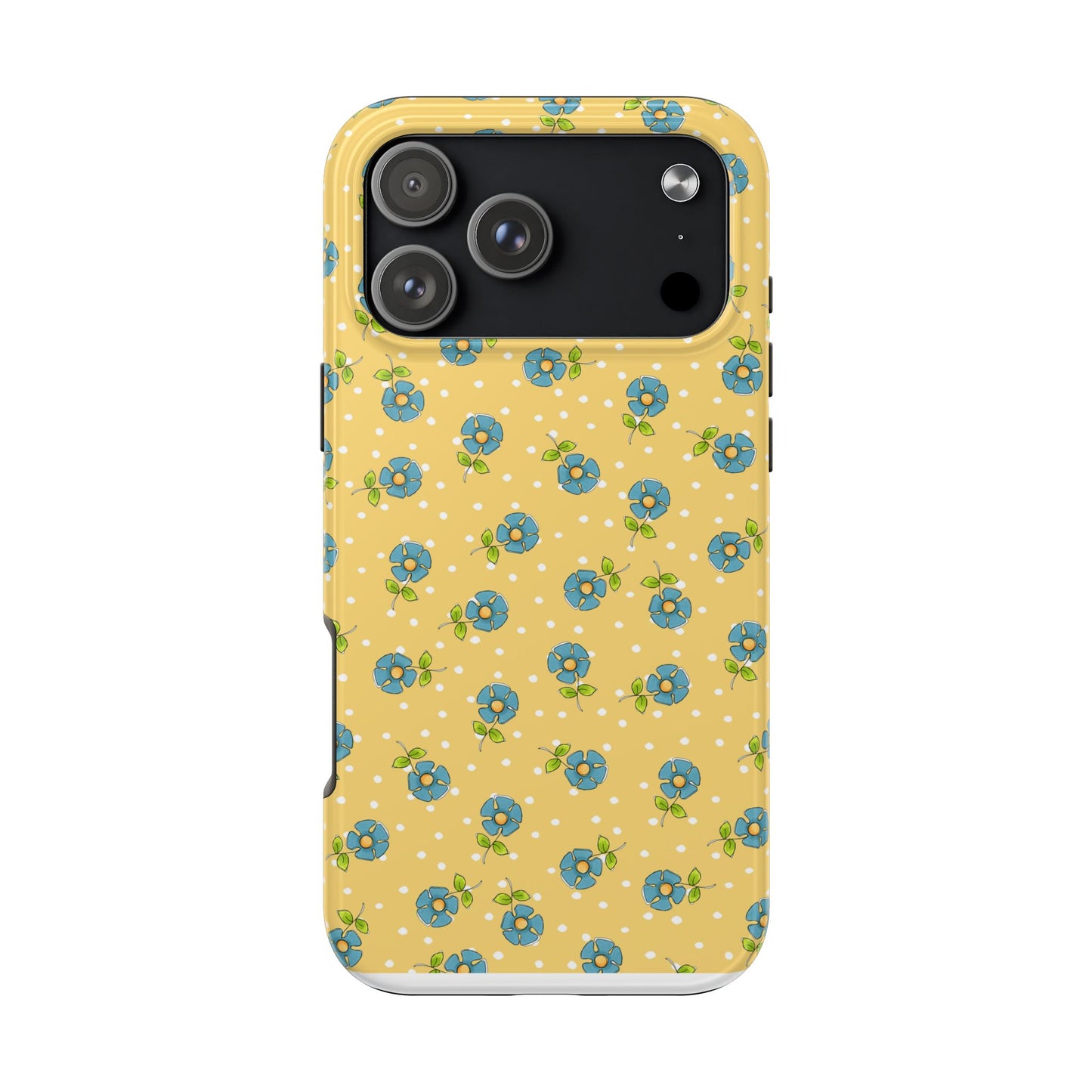 Daisy Dots Yellow Phone Case