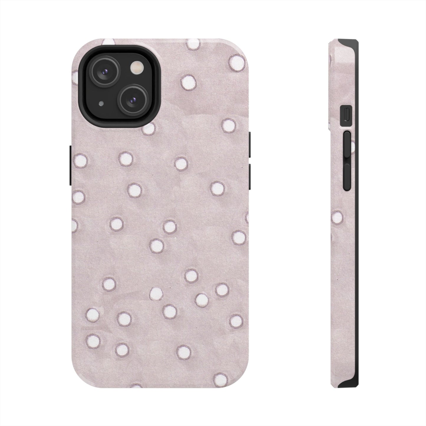 Dinky Dots Silver Phone Case