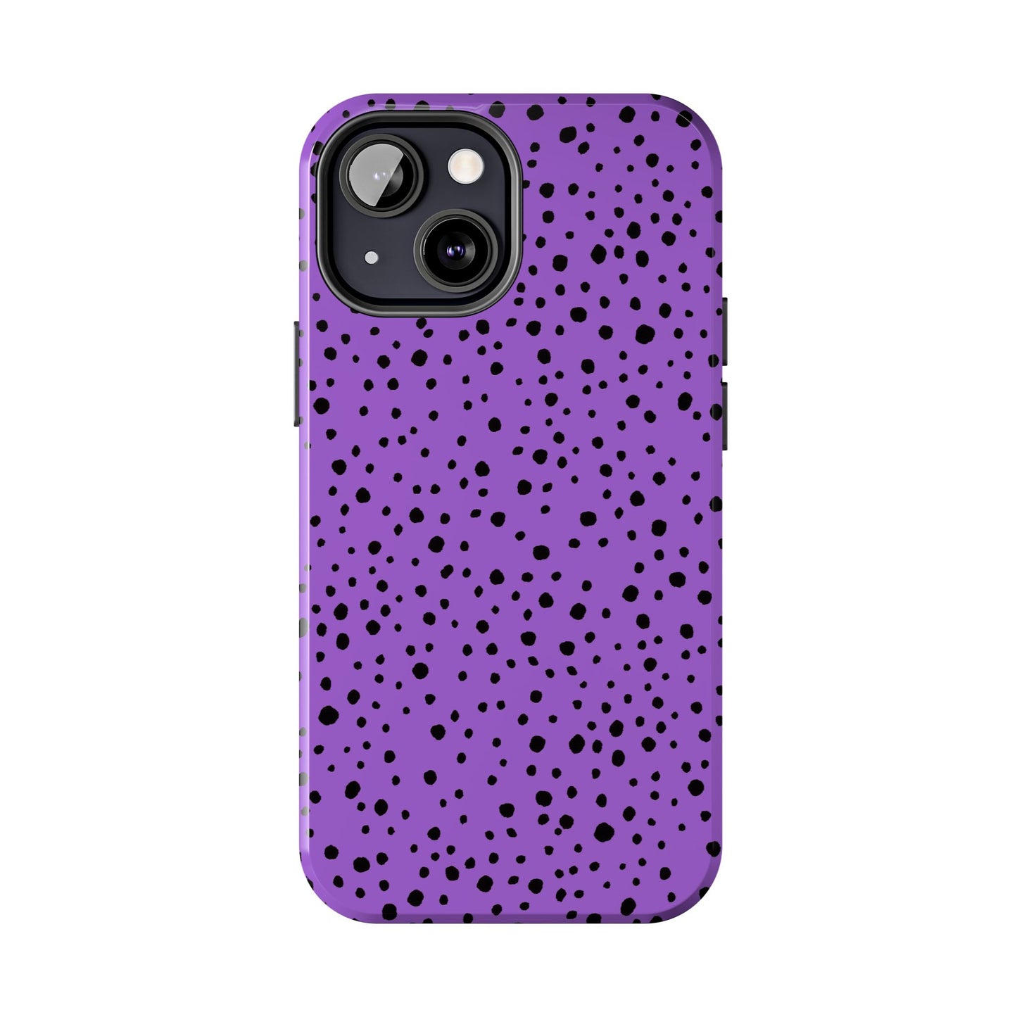 Pepper Dots Purple / Black Phone Case
