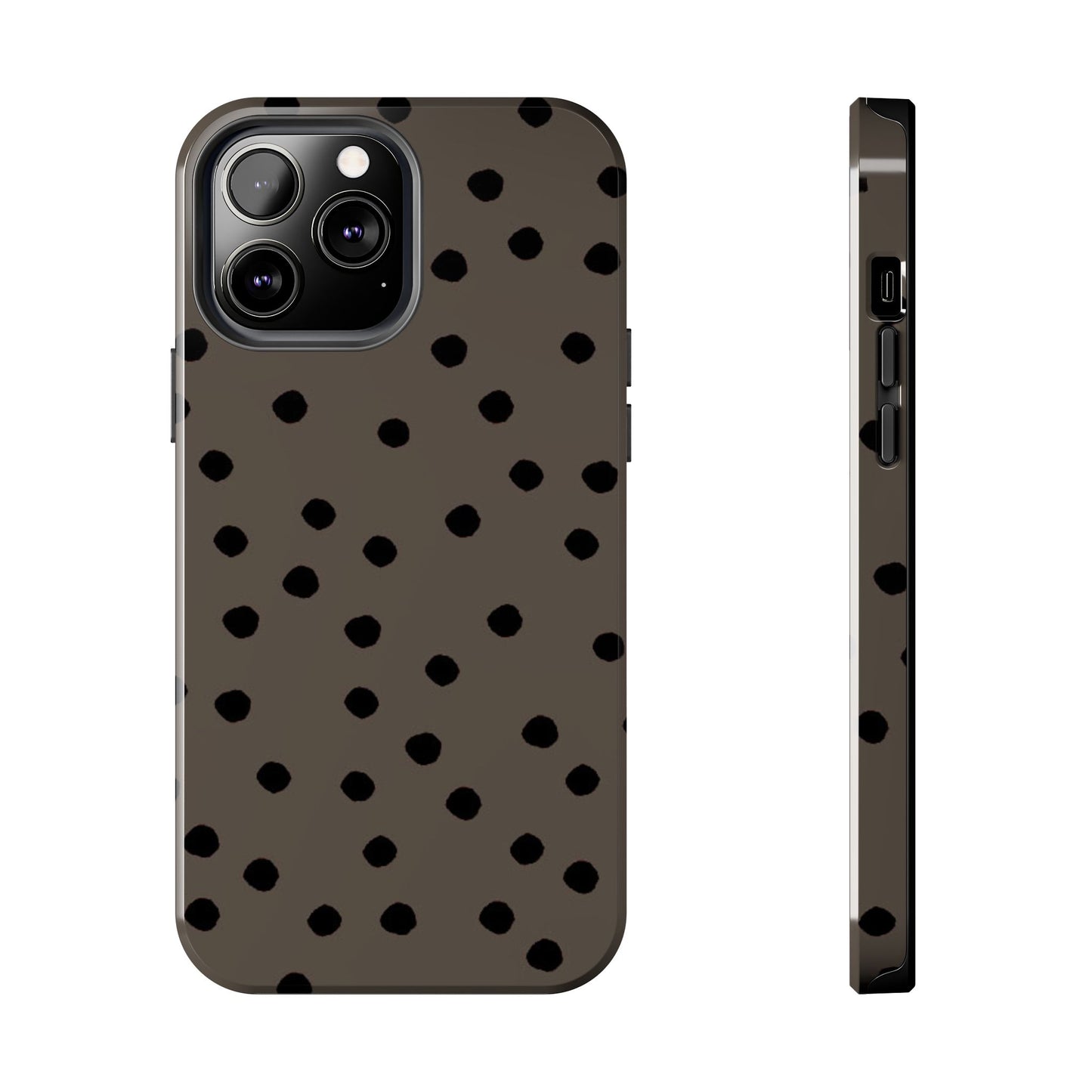 Dinky Dots Toast / Black Phone Case