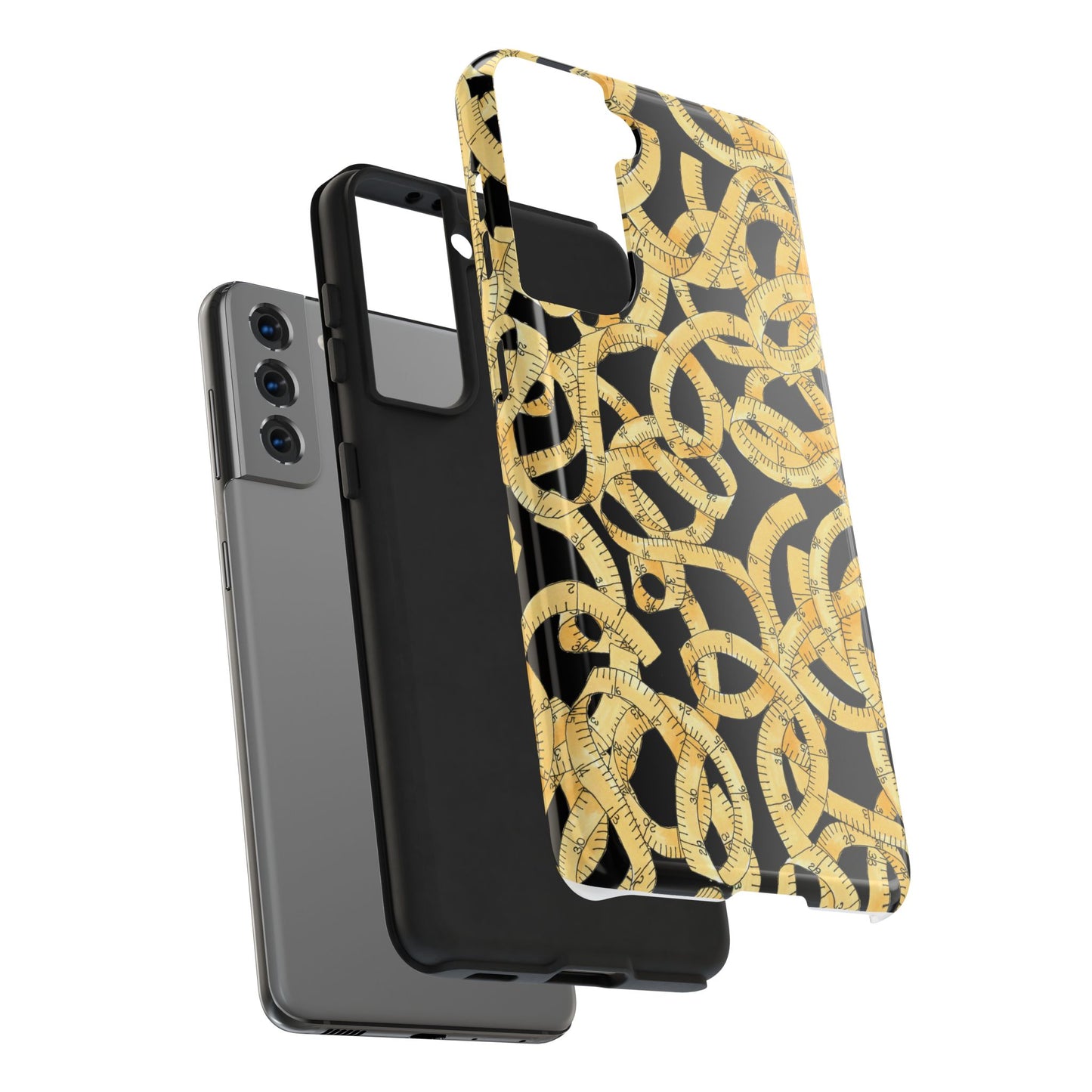 Tape Tangle Black Phone Case