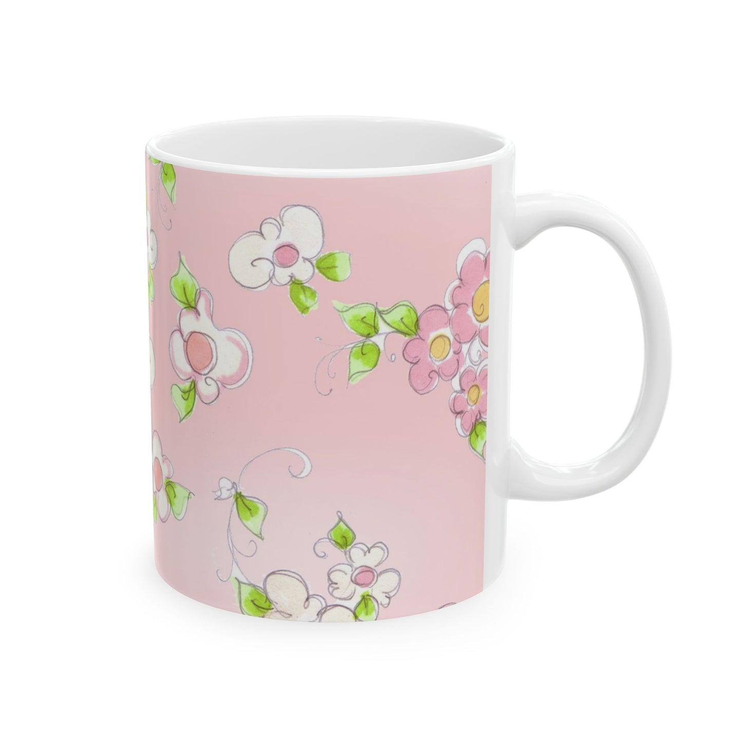 Precious Posies Pink Cup