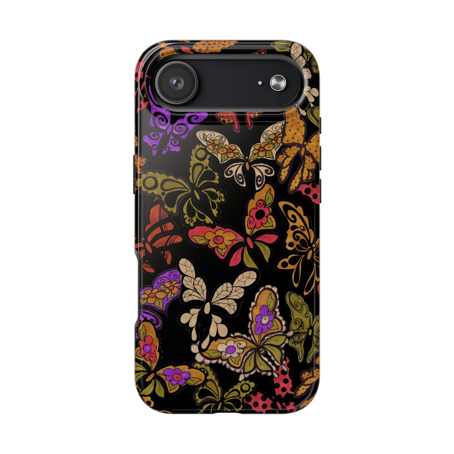 Flighty Black Phone Case