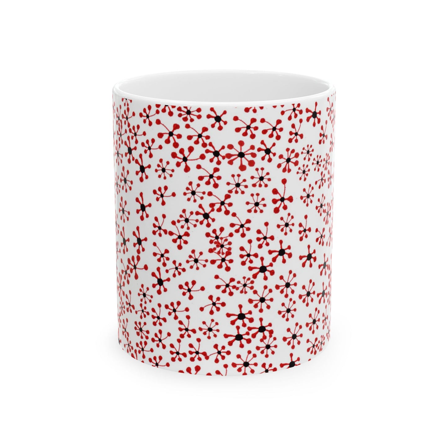 Flock of Red Daisies Cup