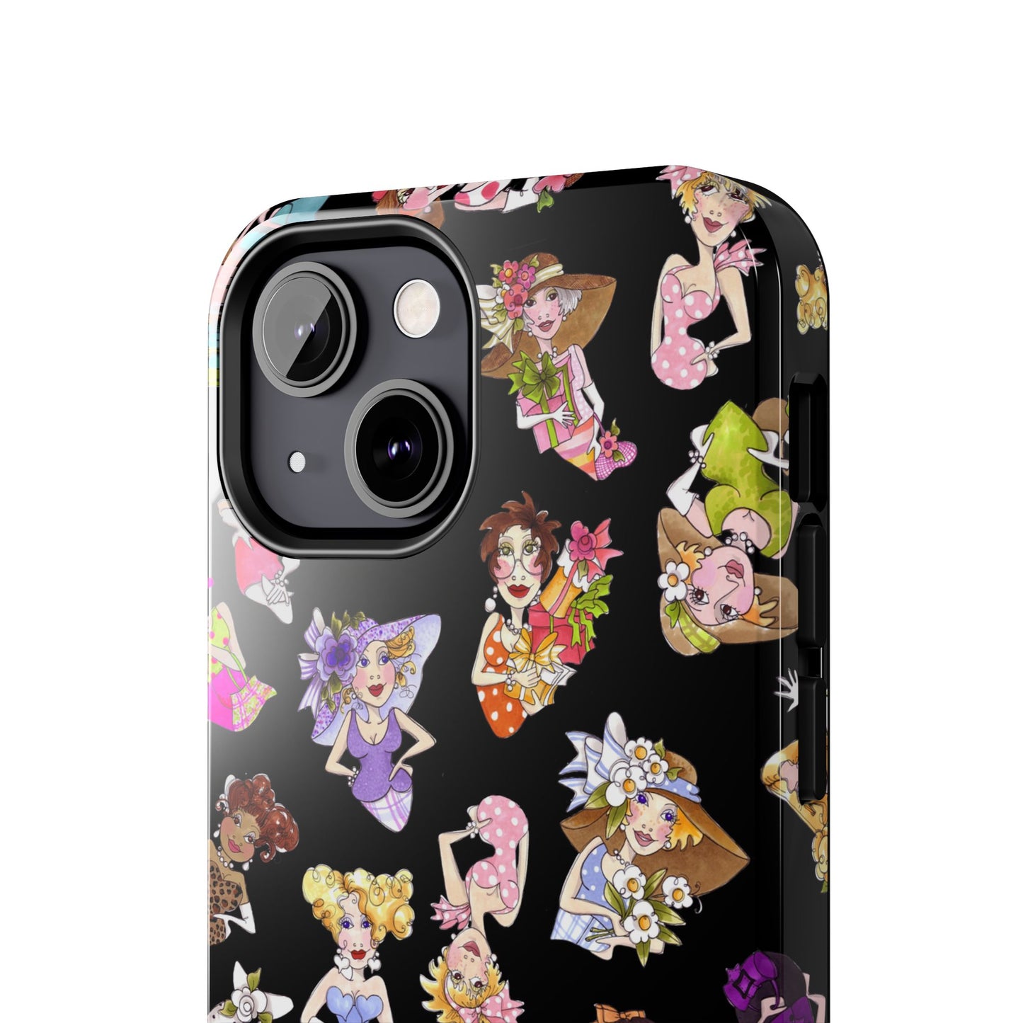 Fast Women Tossed Black Phone Case