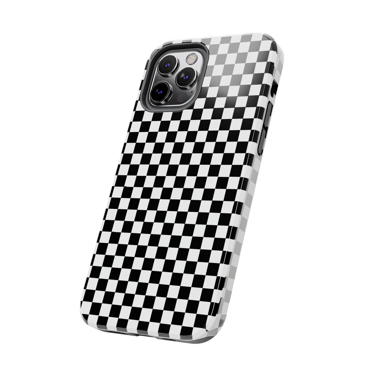 Checkerboard Black / White Phone Case