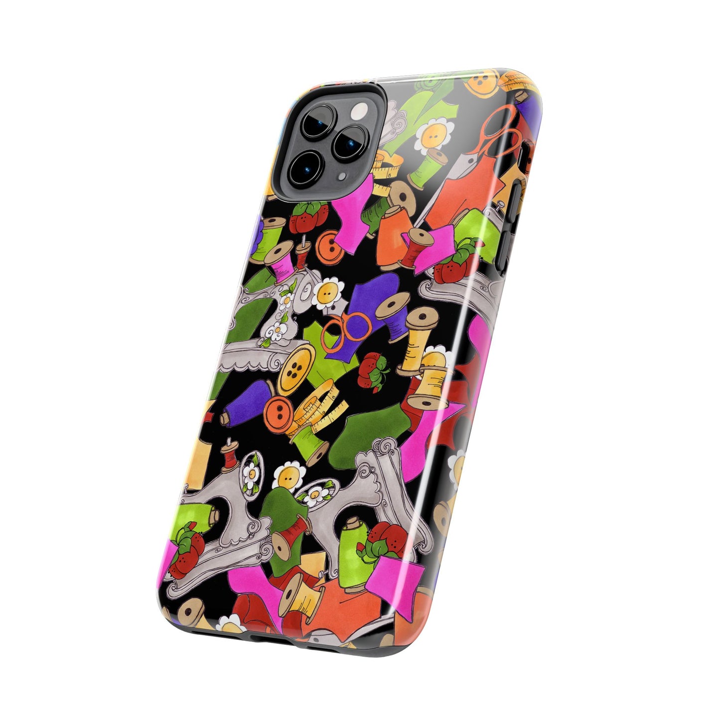 Kaleidasew Black Phone Case
