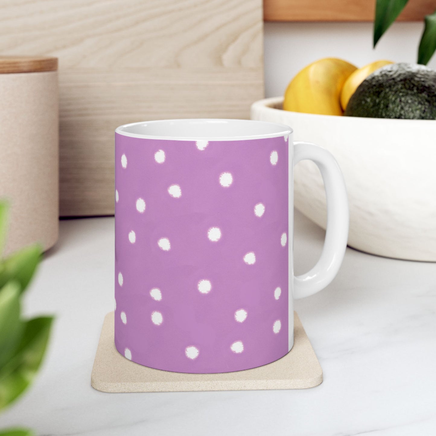 Medium Dots Purple Cup