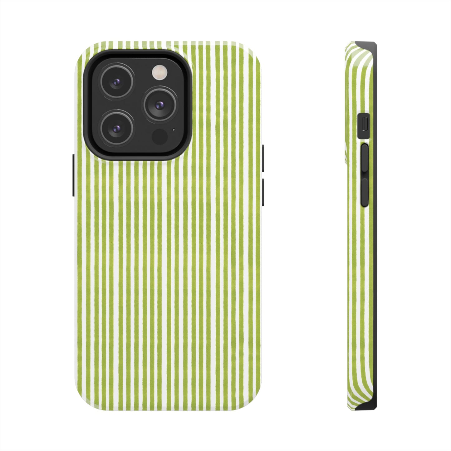 Lazy Stripe Lime Phone Case