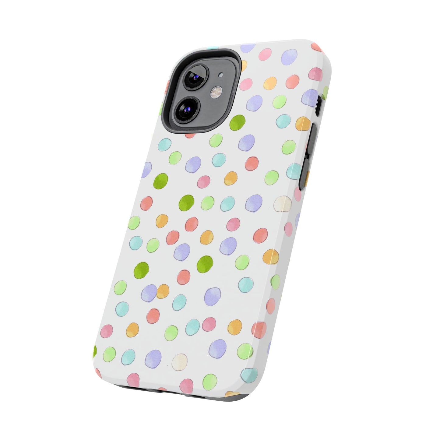 Happy Dots White Phone Case