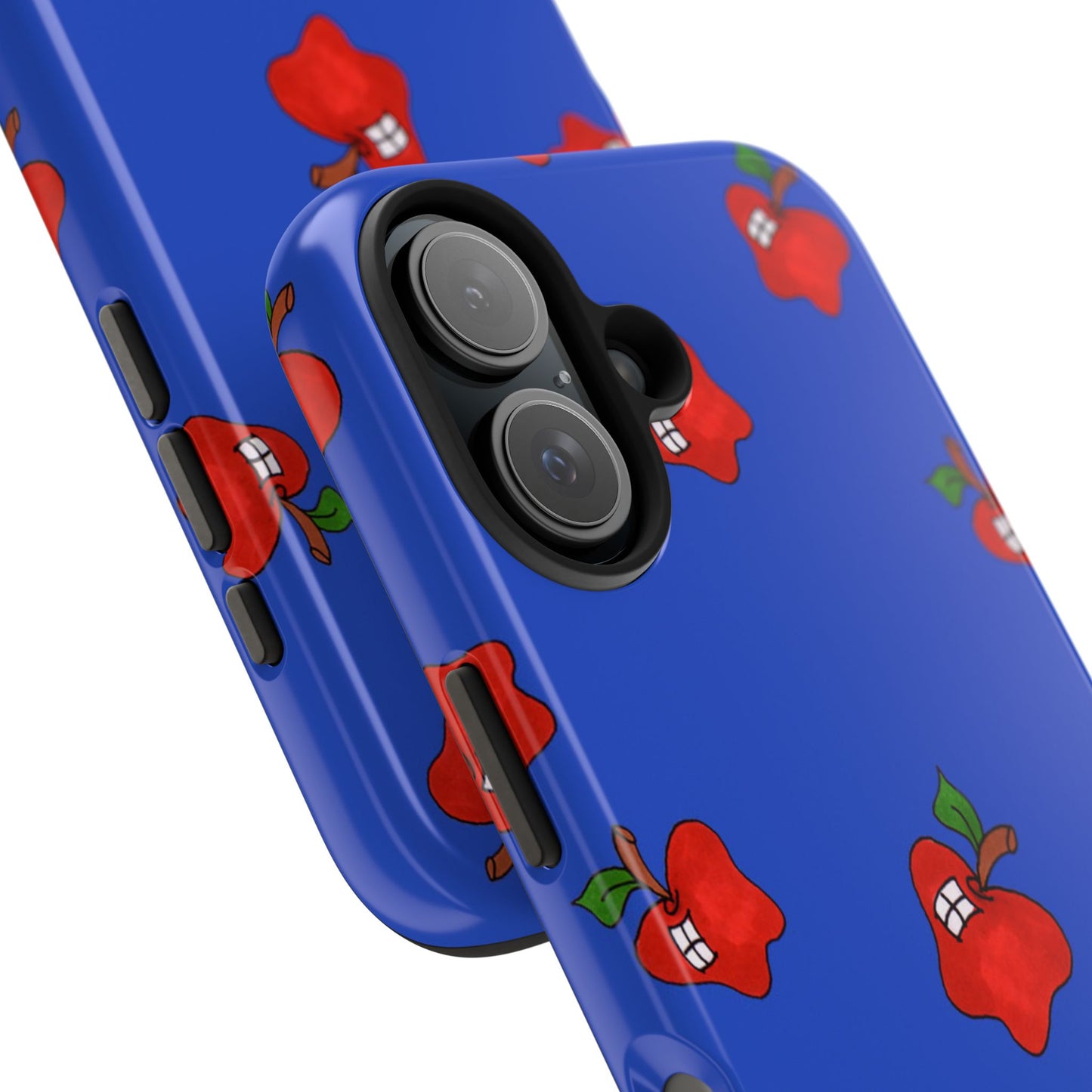 Flying Apples Blue Phone Case