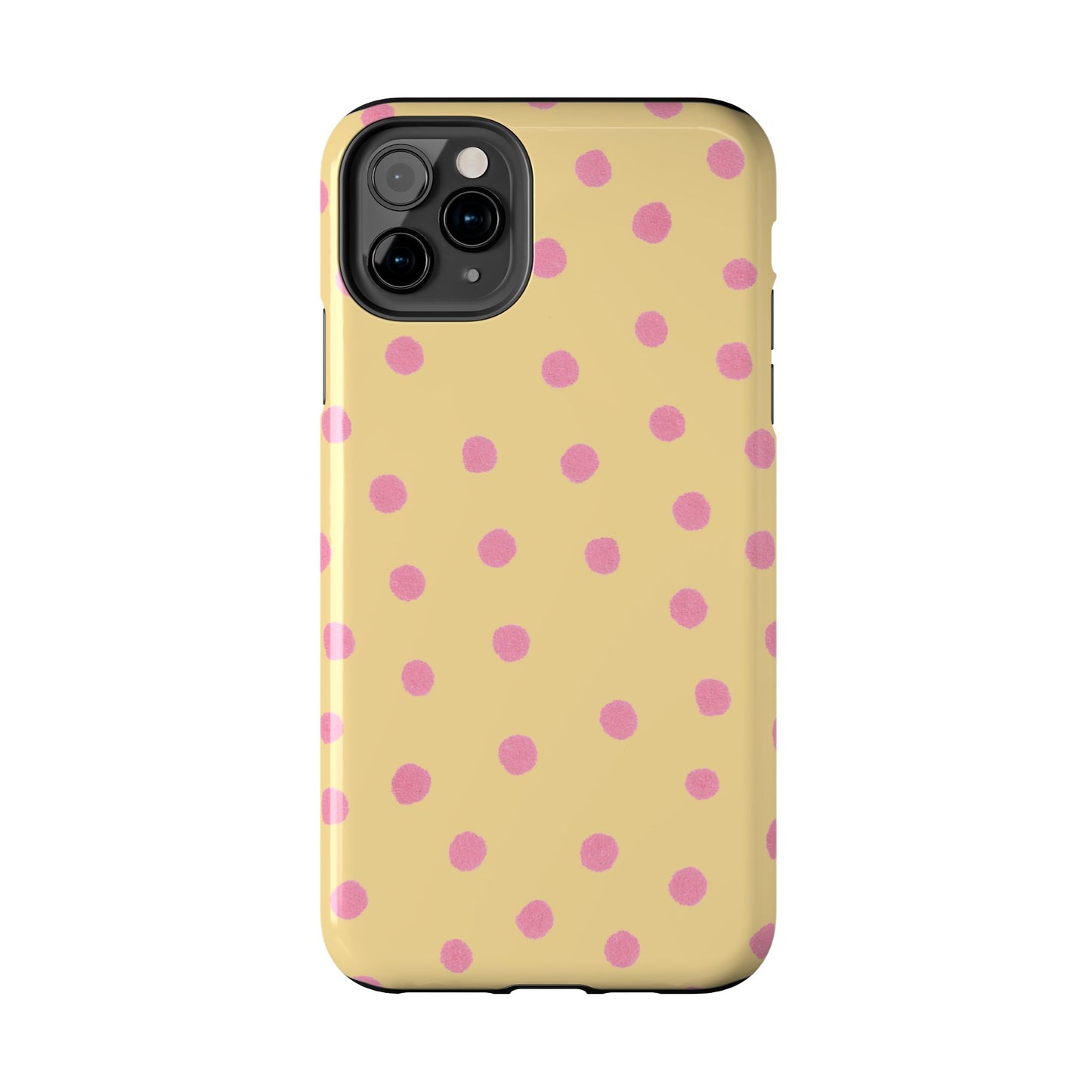 Medium Dots Sunshine / Pink Phone Case