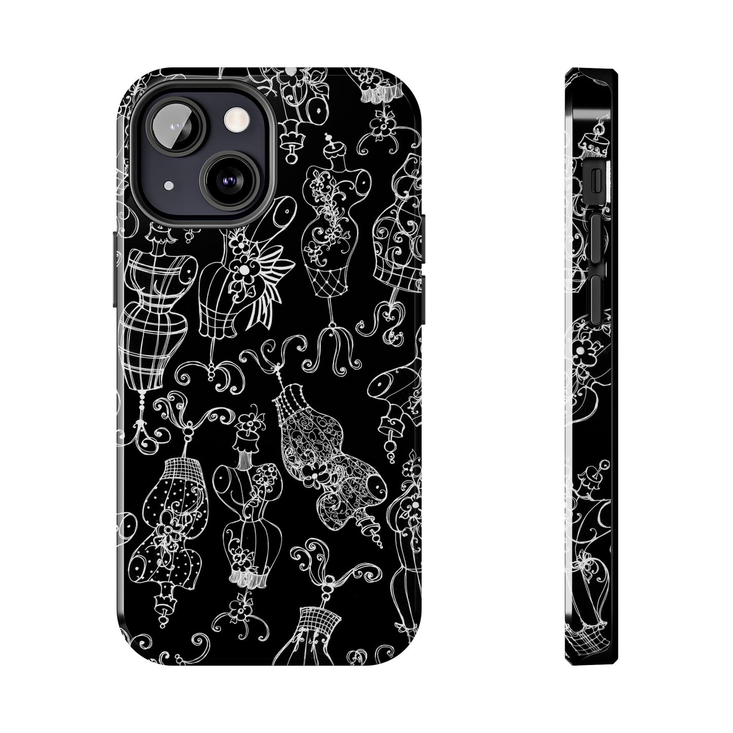 Mannequinique Black / White Phone Case