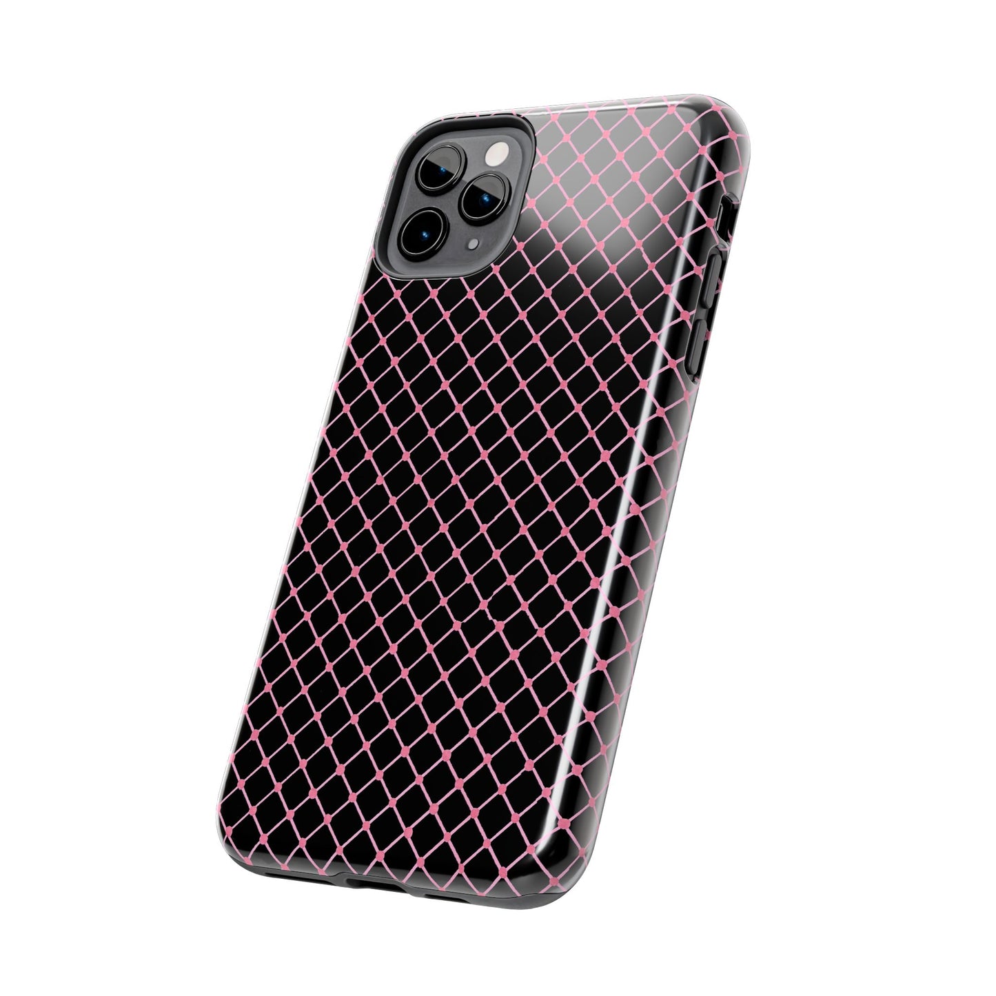 Cyclone Fence Black / Pink Phone Case