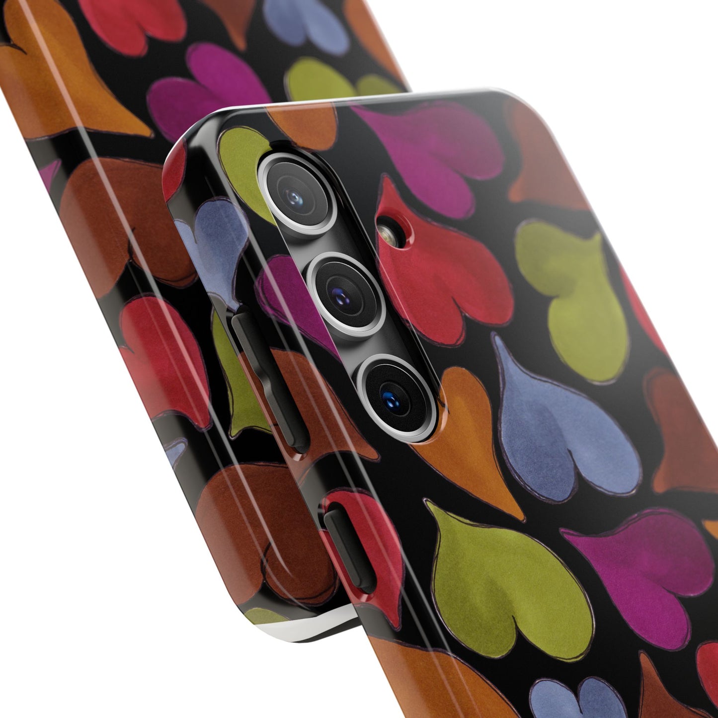 Big Hearted Black Phone Case