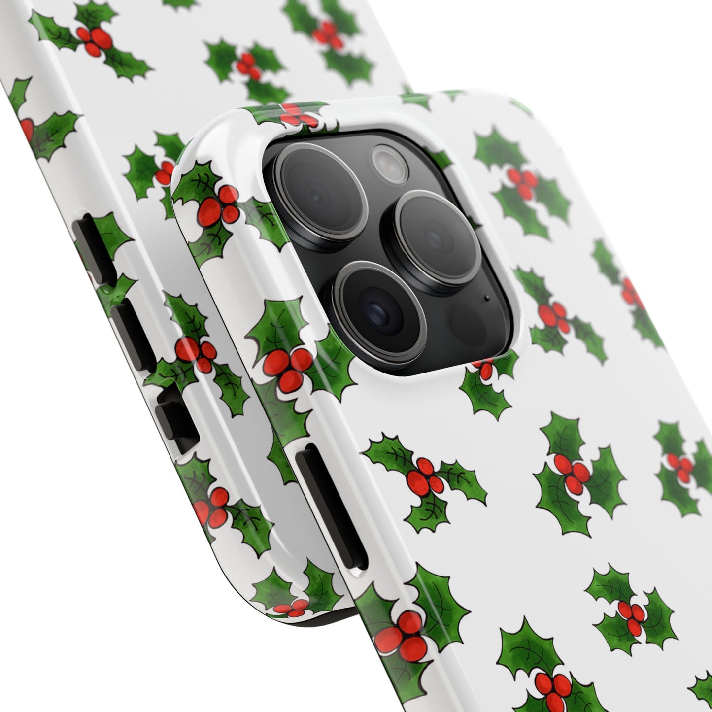 Lotsa Holly White Phone Case