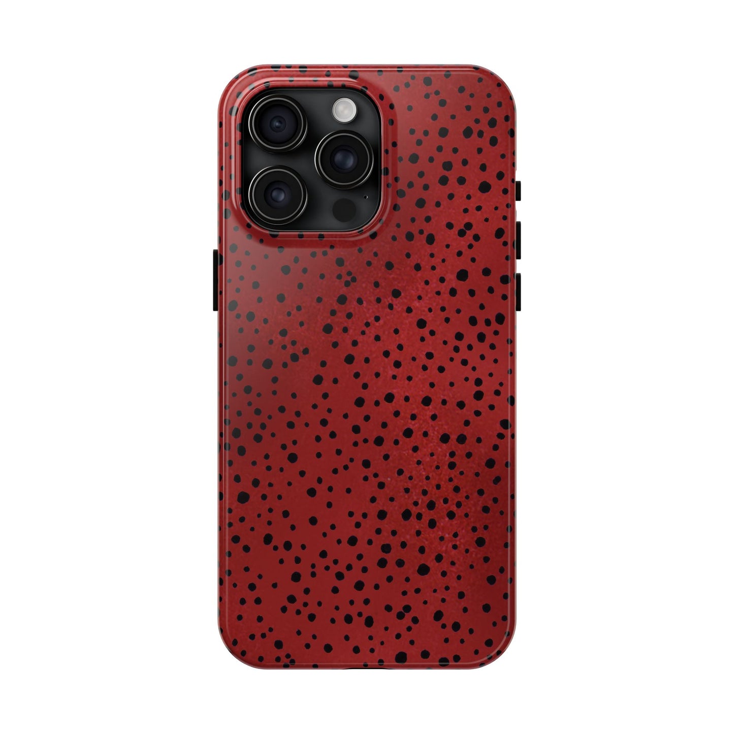 Pepper Dots Red / Black Phone Case