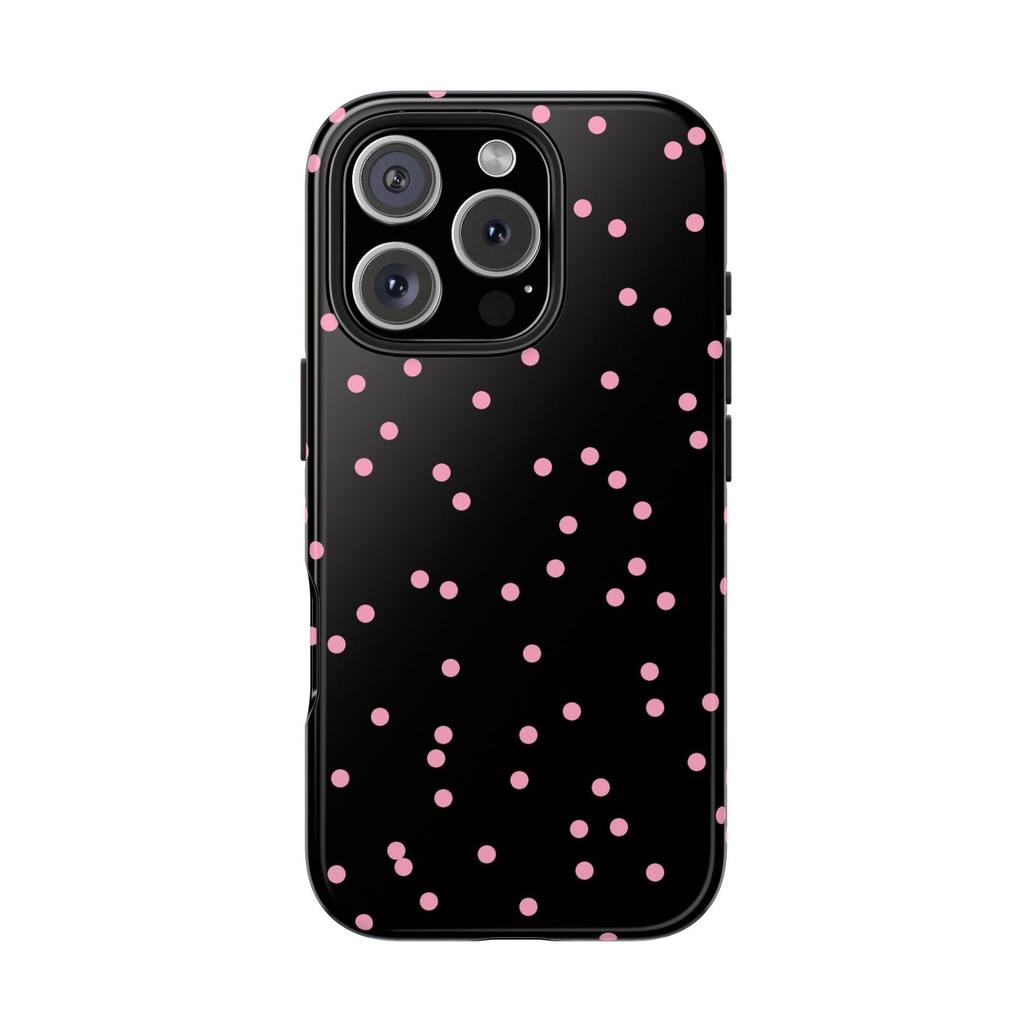 Space Dots Black / Pink Phone Case