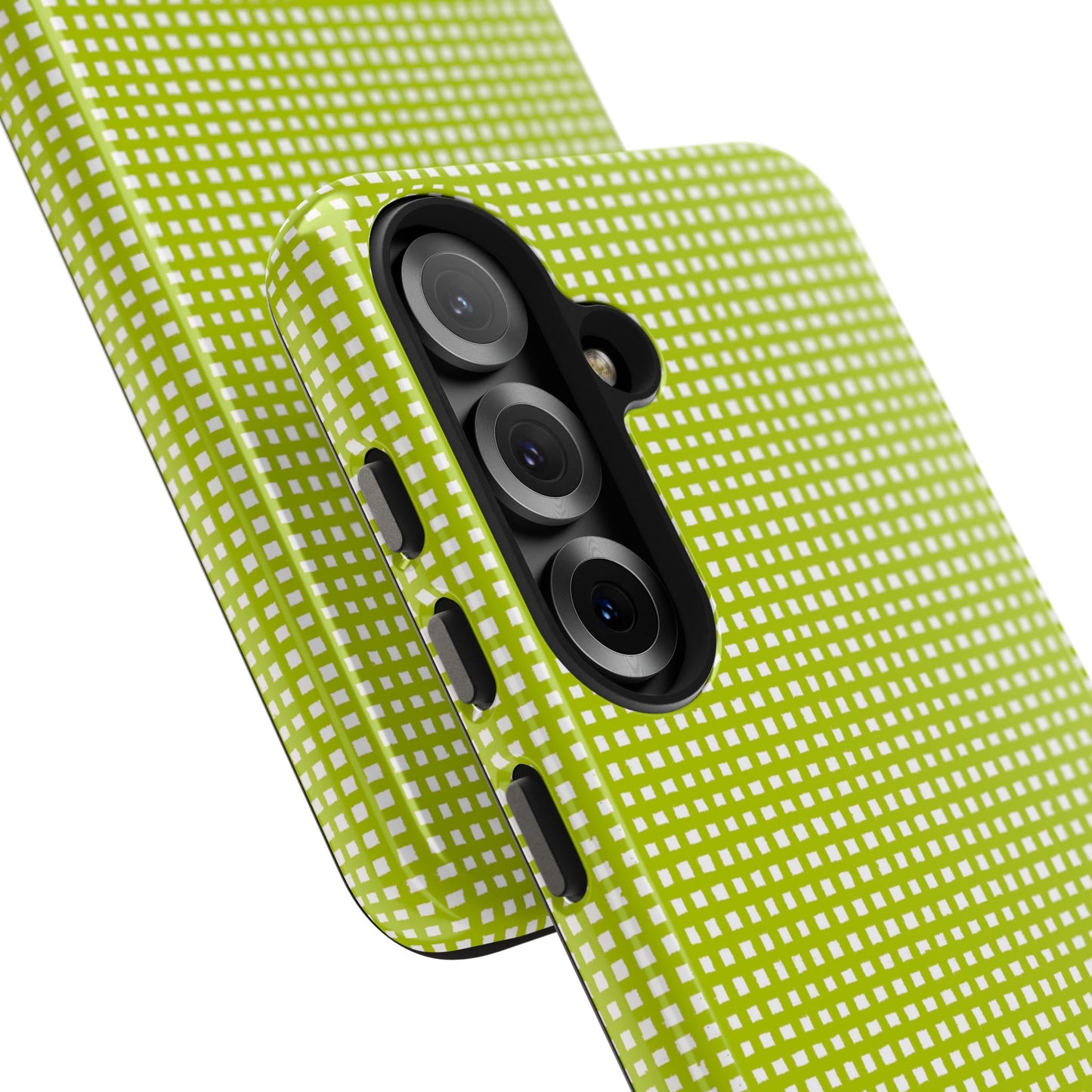 Chipper Check Lime Phone Case