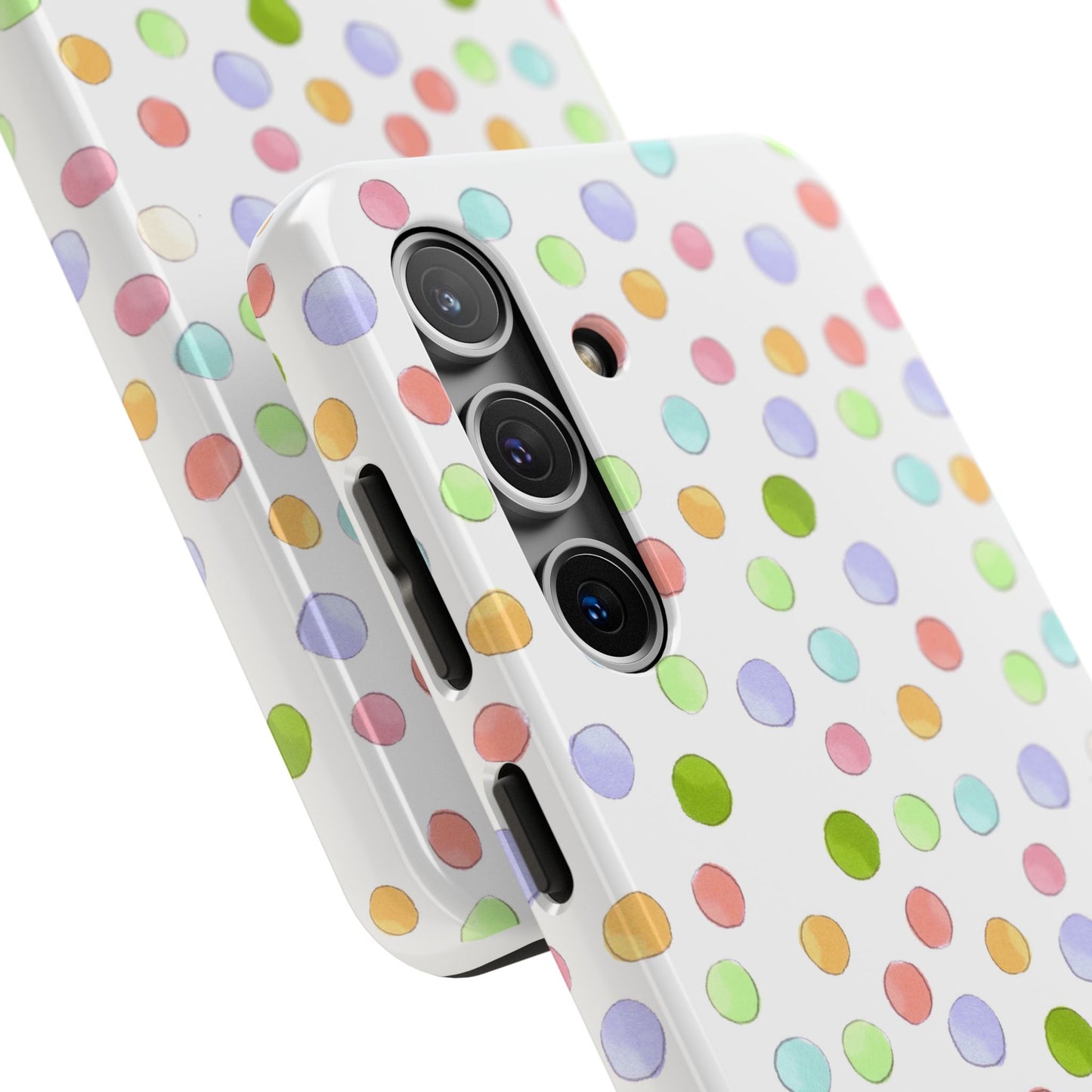 Happy Dots White Phone Case