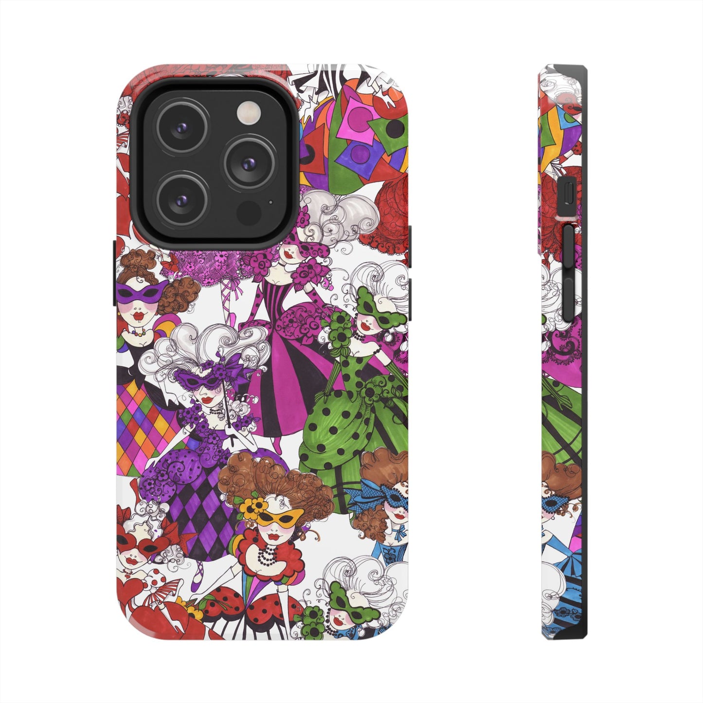 Crowded Dance Floor White Phone Case