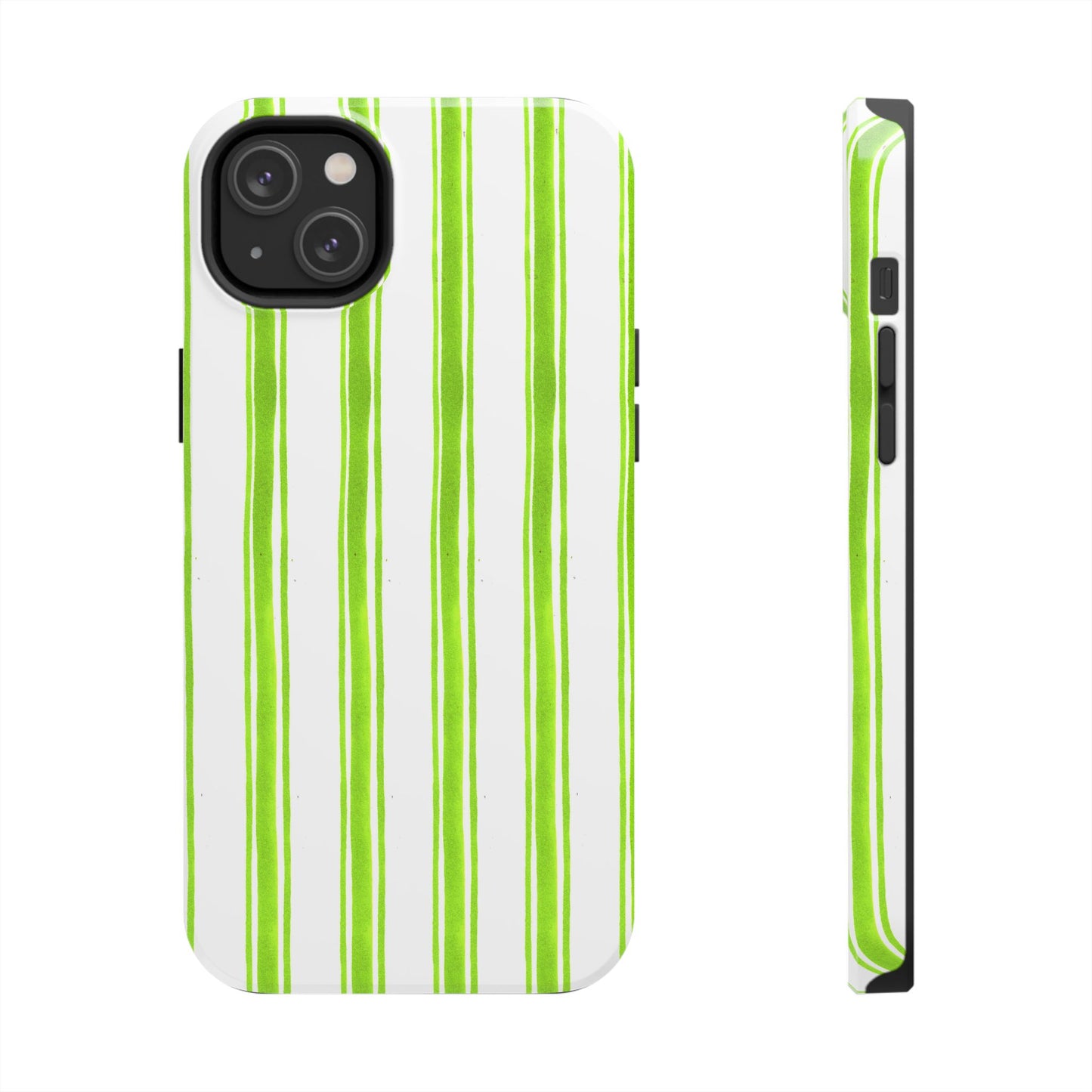Awning Stripe Lime Phone Case
