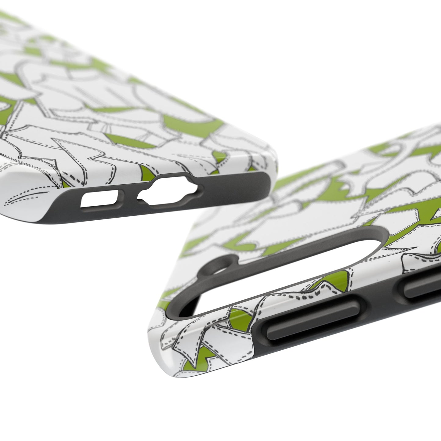 Pattern Pieces Chartreuse Phone Case