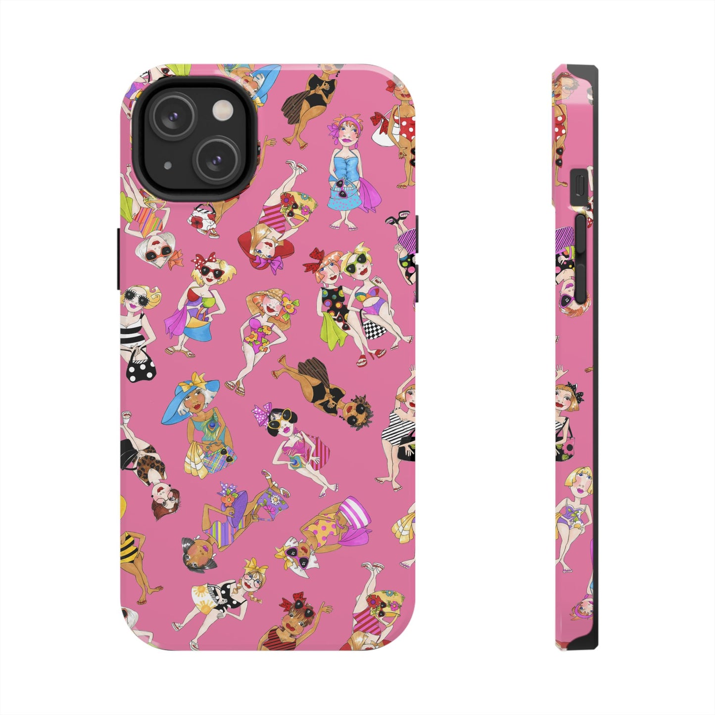Tossed Beauties Pink Phone Case