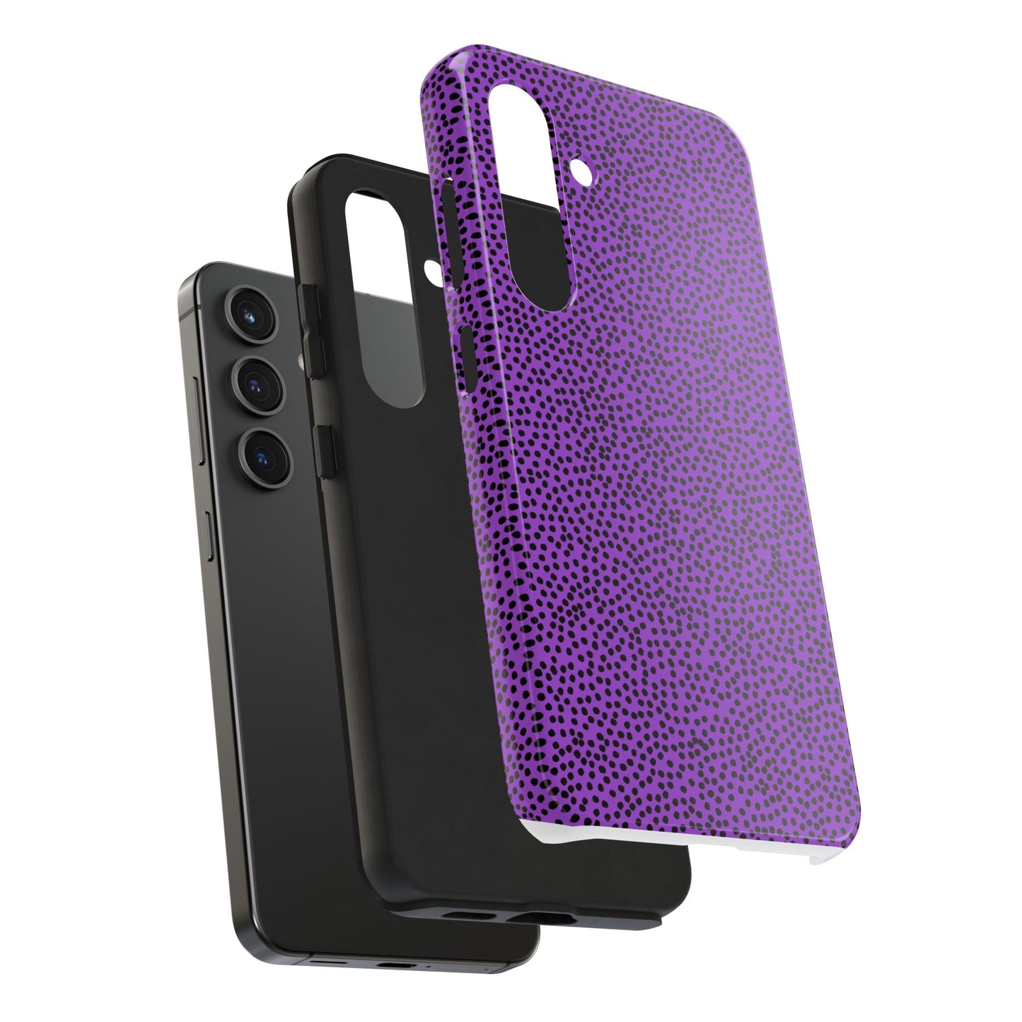 Gypsy Dots Purple / Black Phone Case