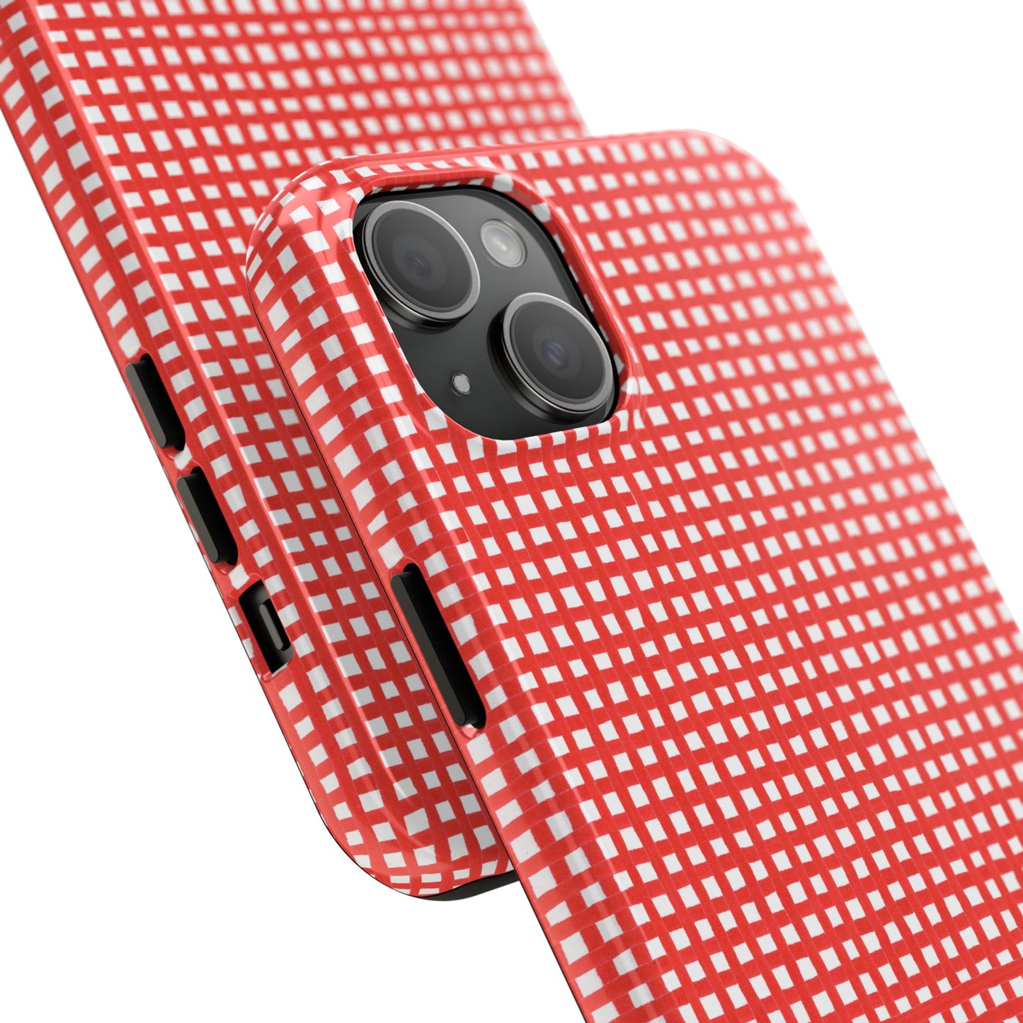 Chipper Check Red Phone Case