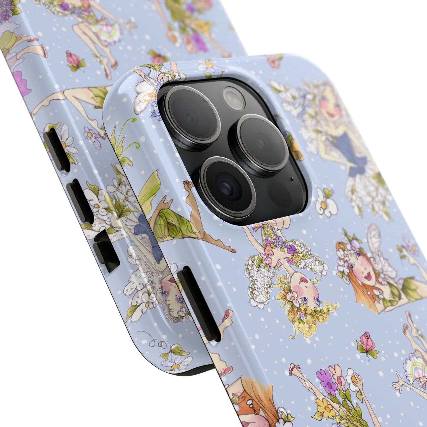 Tossed Fairies Blue Phone Case