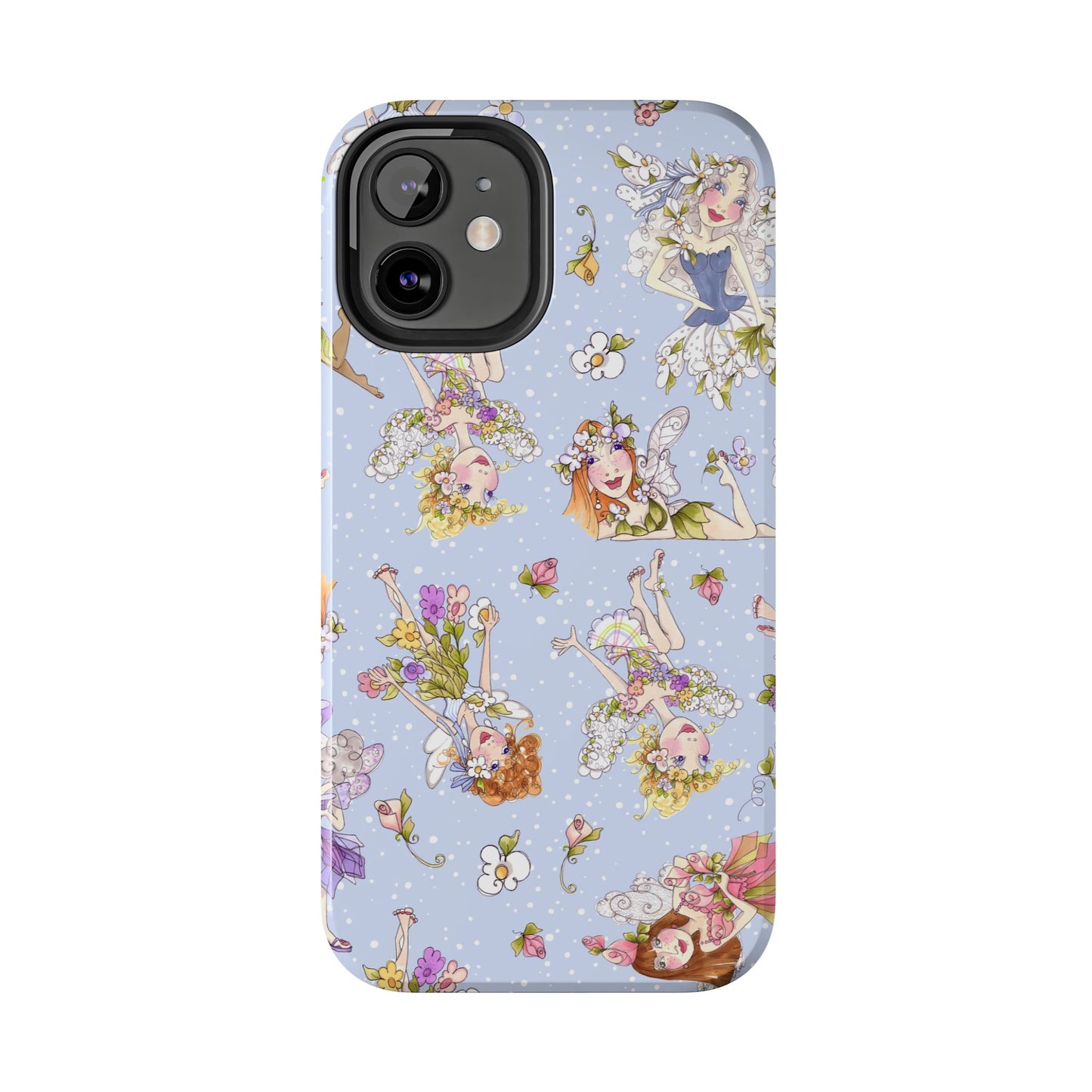 Tossed Fairies Blue Phone Case