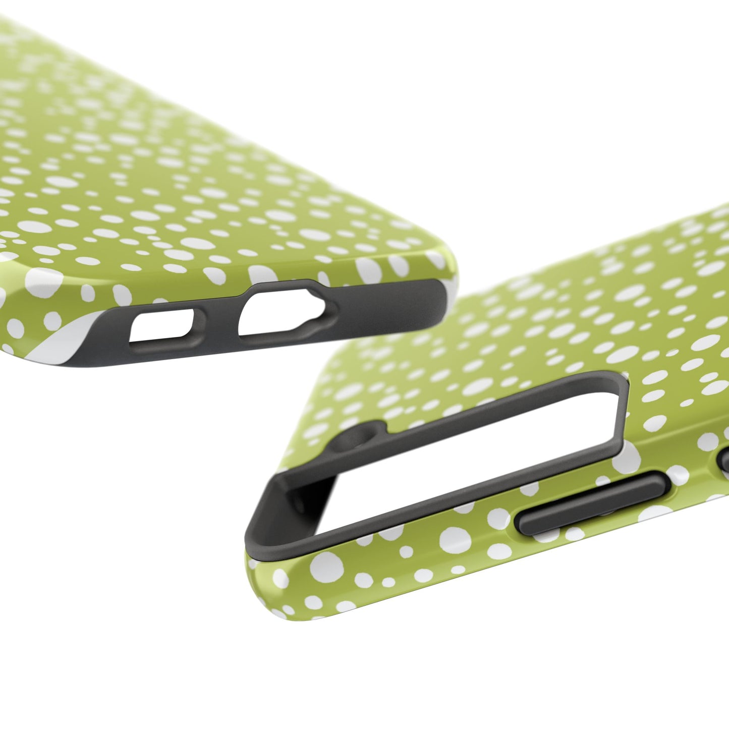 Balloon Dots Green / White Phone Case