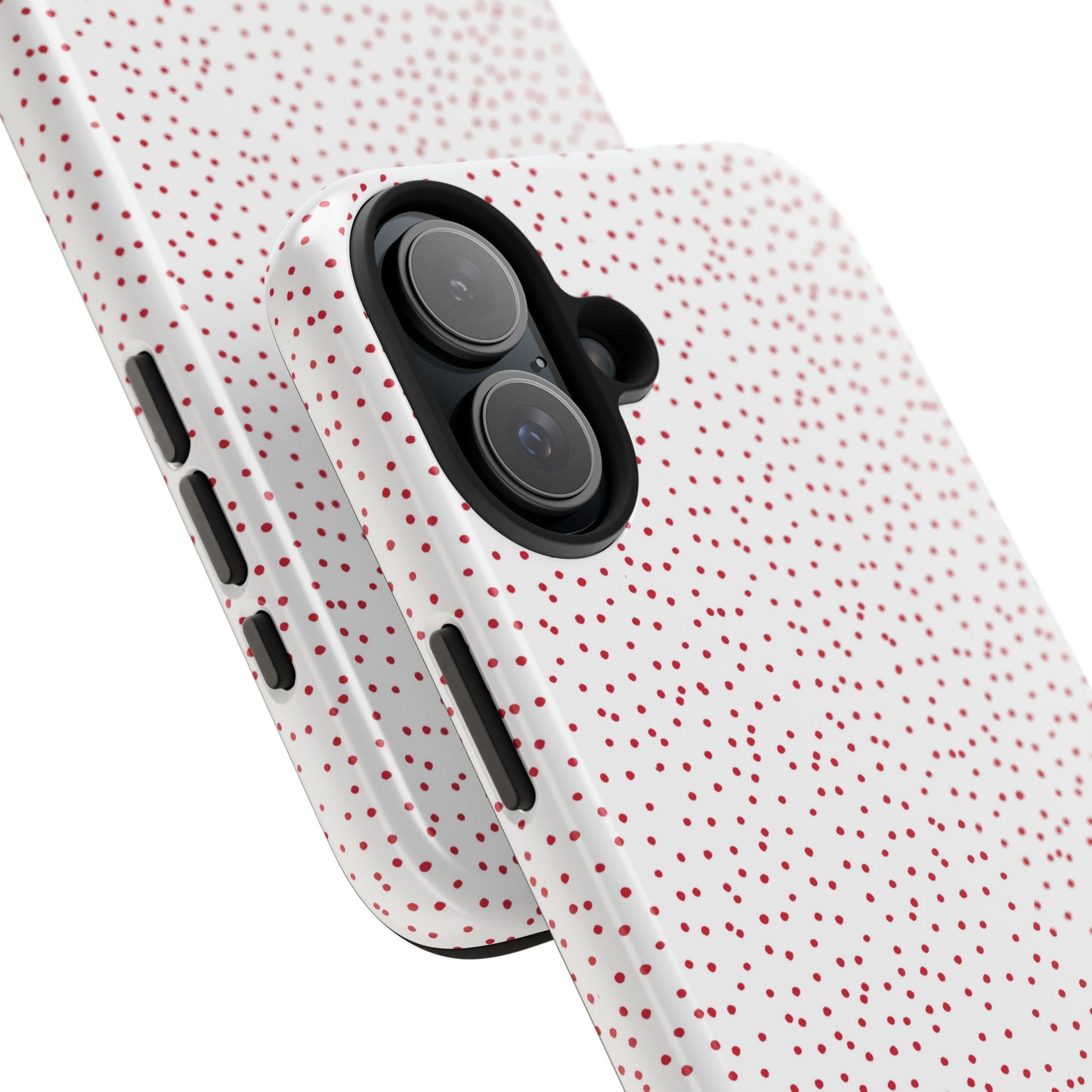 Dinky Dots White / Red Phone Case