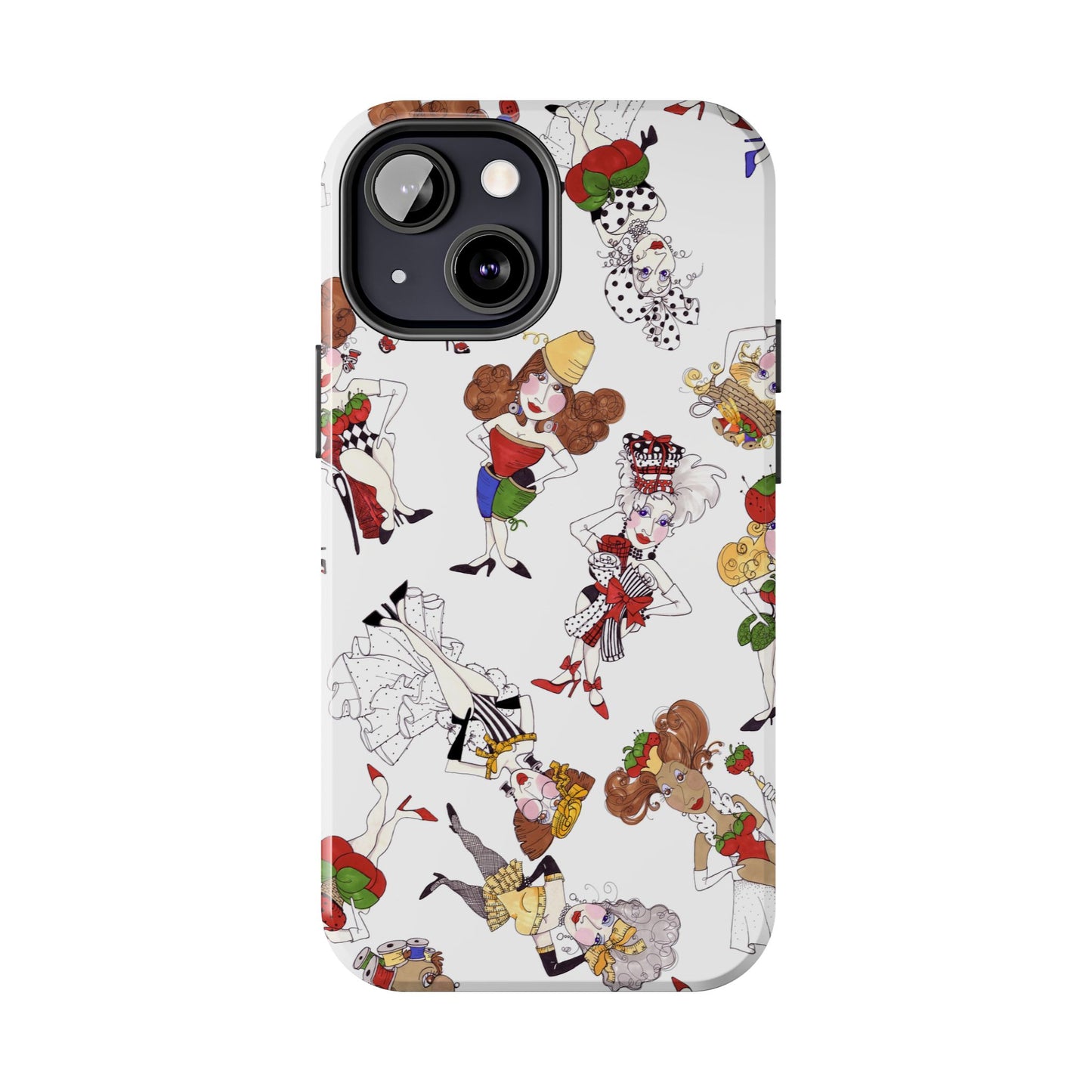 Sew Tossed White Phone Case