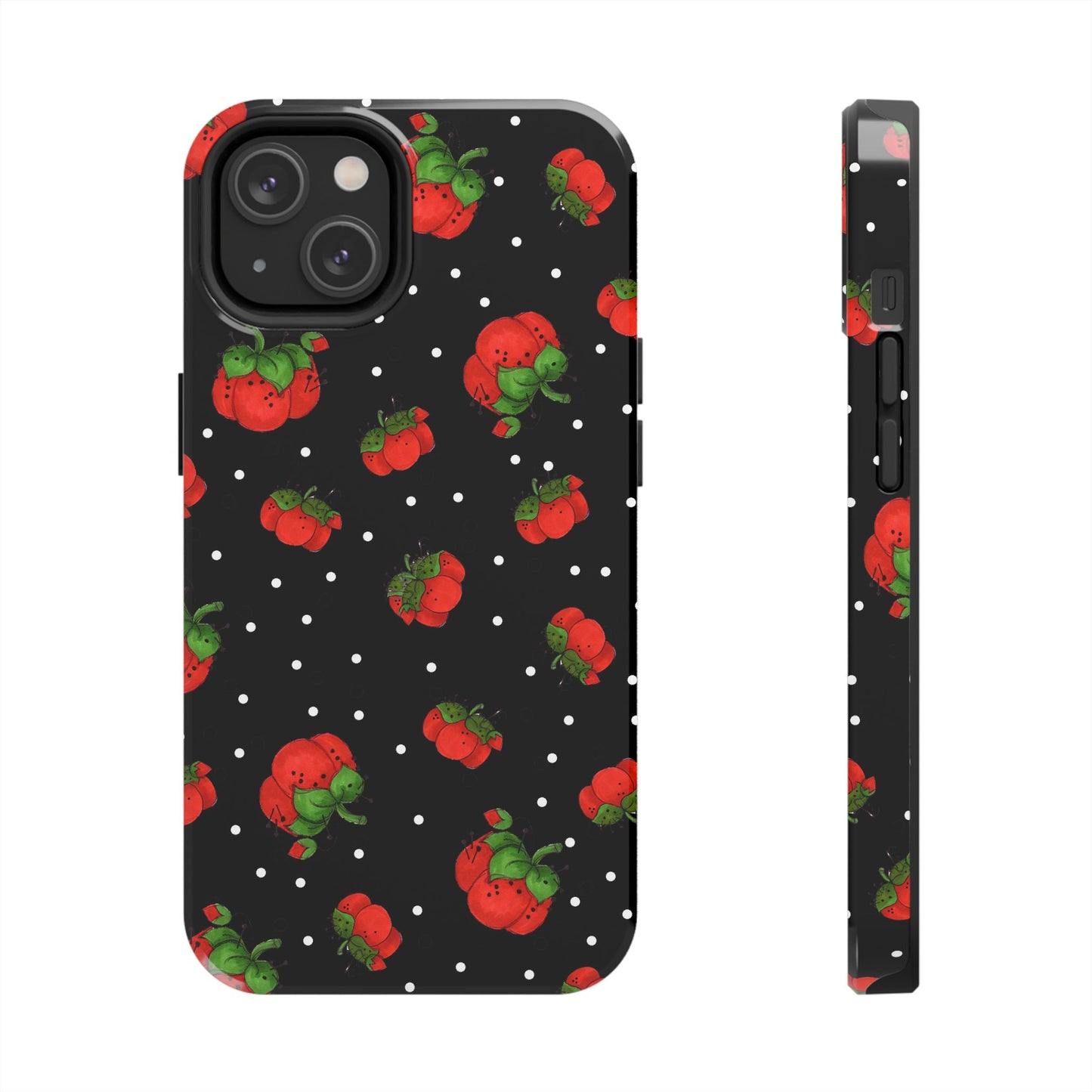 Pin Dots Black Phone Case